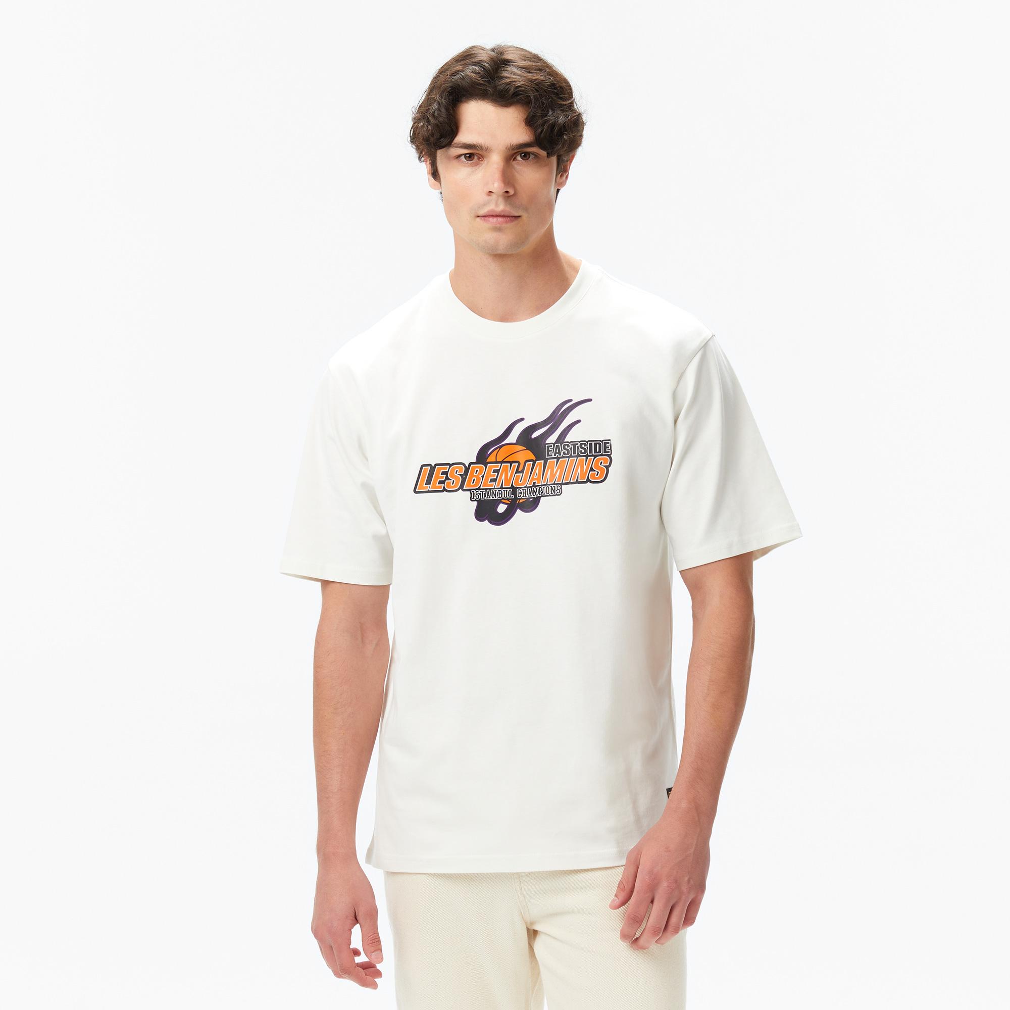 Les Benjamins Erkek Beyaz T-Shirt