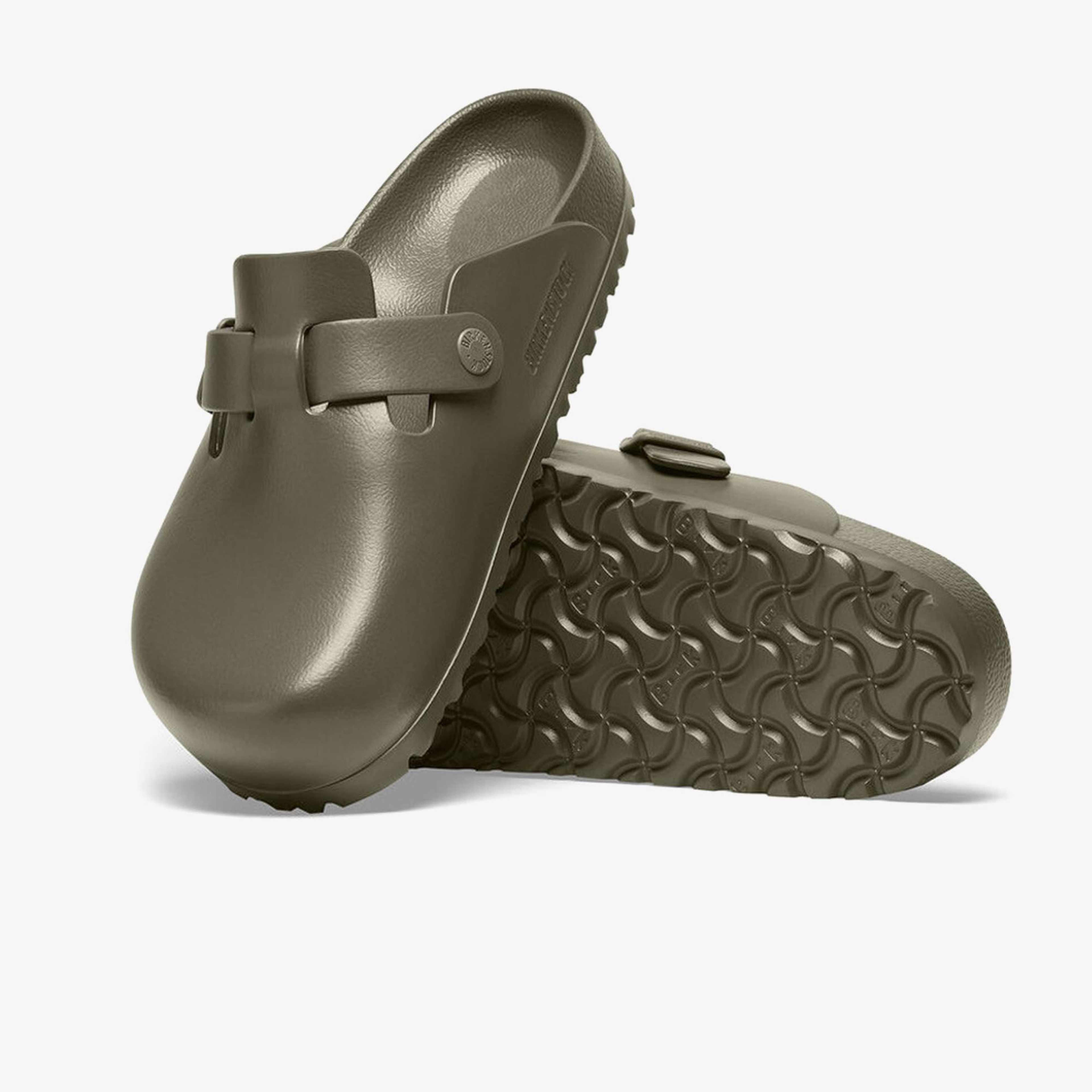 Birkenstock Boston Eva Erkek Yeşil Kapalı Terlik