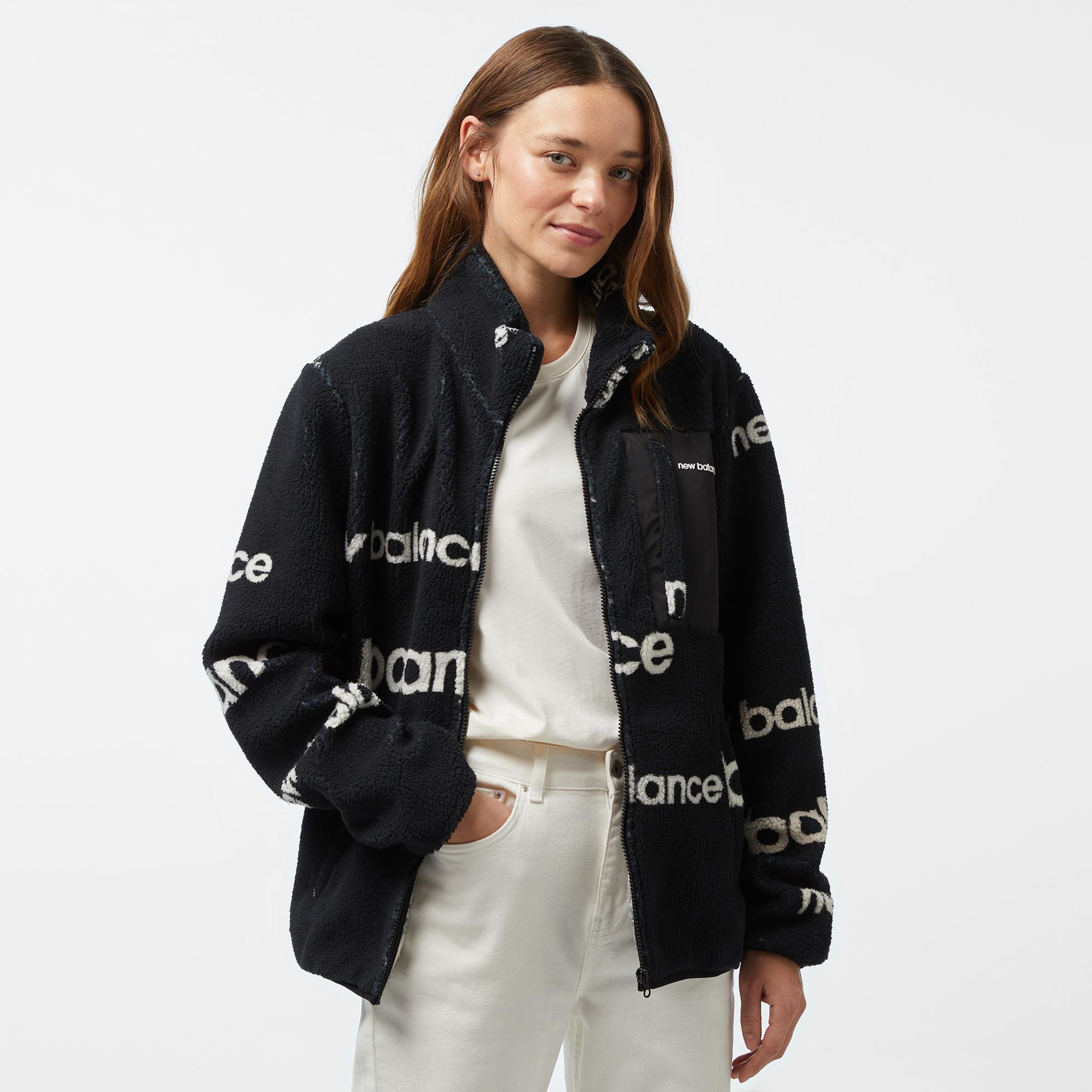 New Balance NB Lifestyle Kadın Siyah Sweatshirt