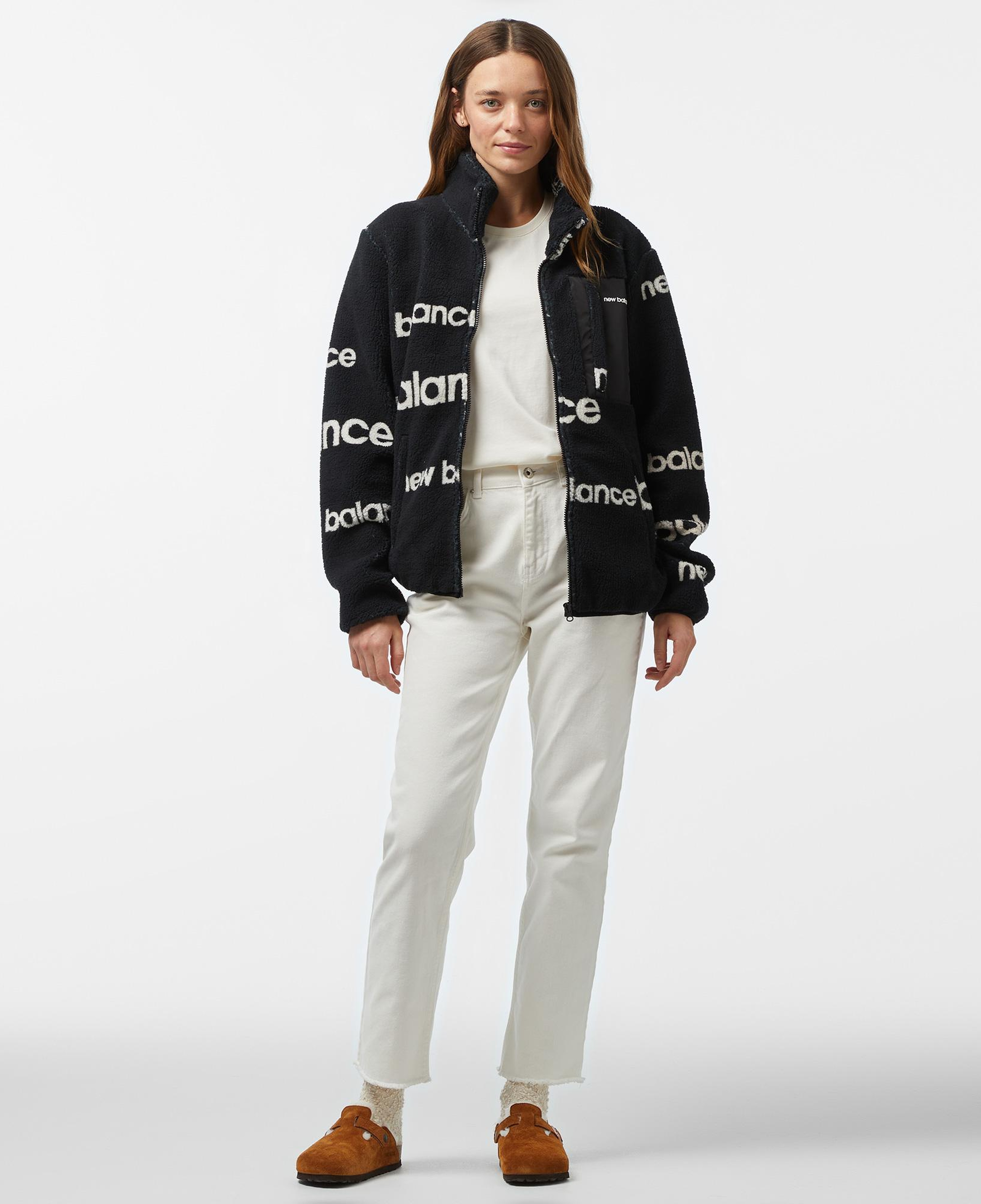 New Balance NB Lifestyle Kadın Siyah Sweatshirt