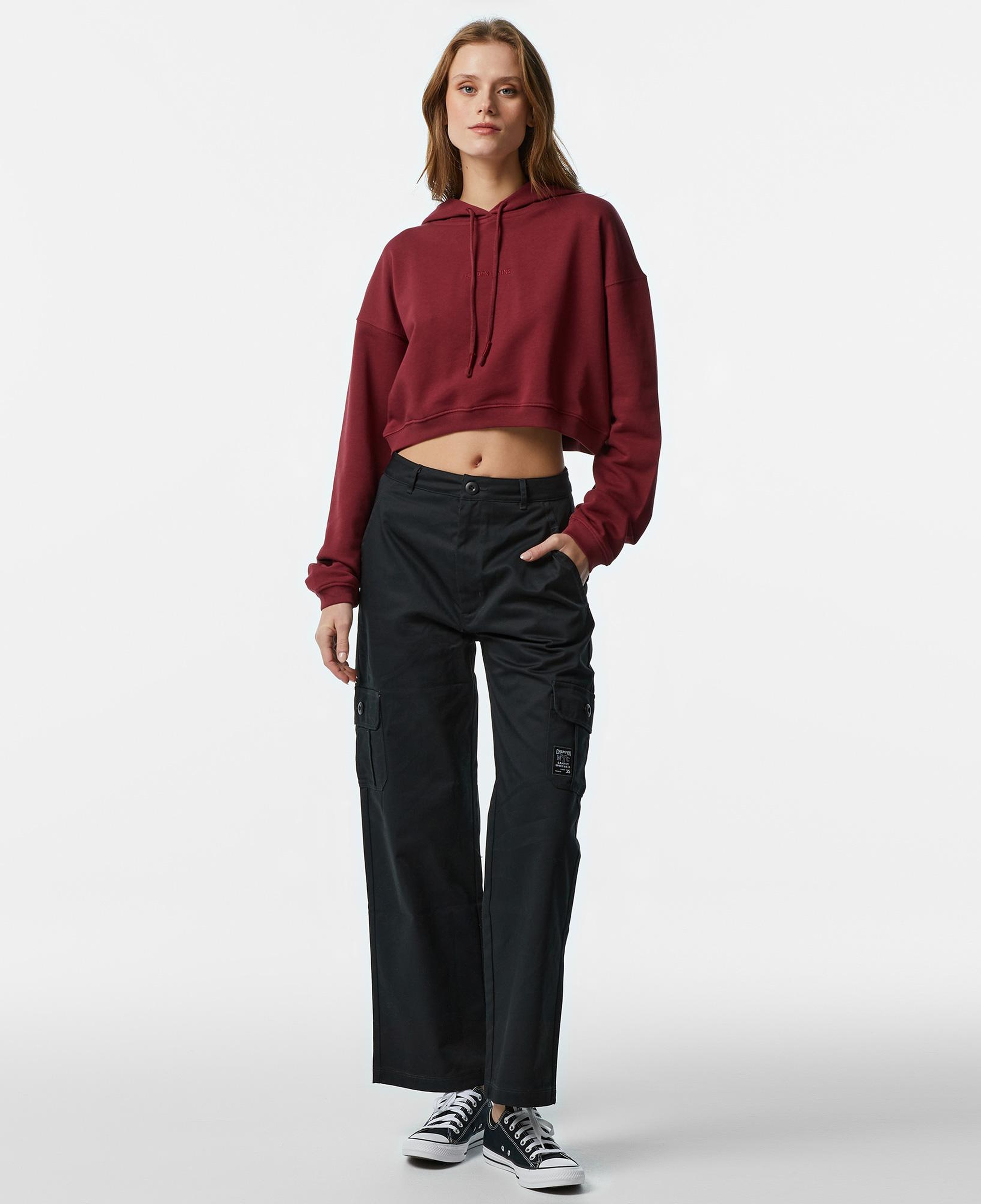 Les Benjamins 301 Unisex Bordo Hoodie