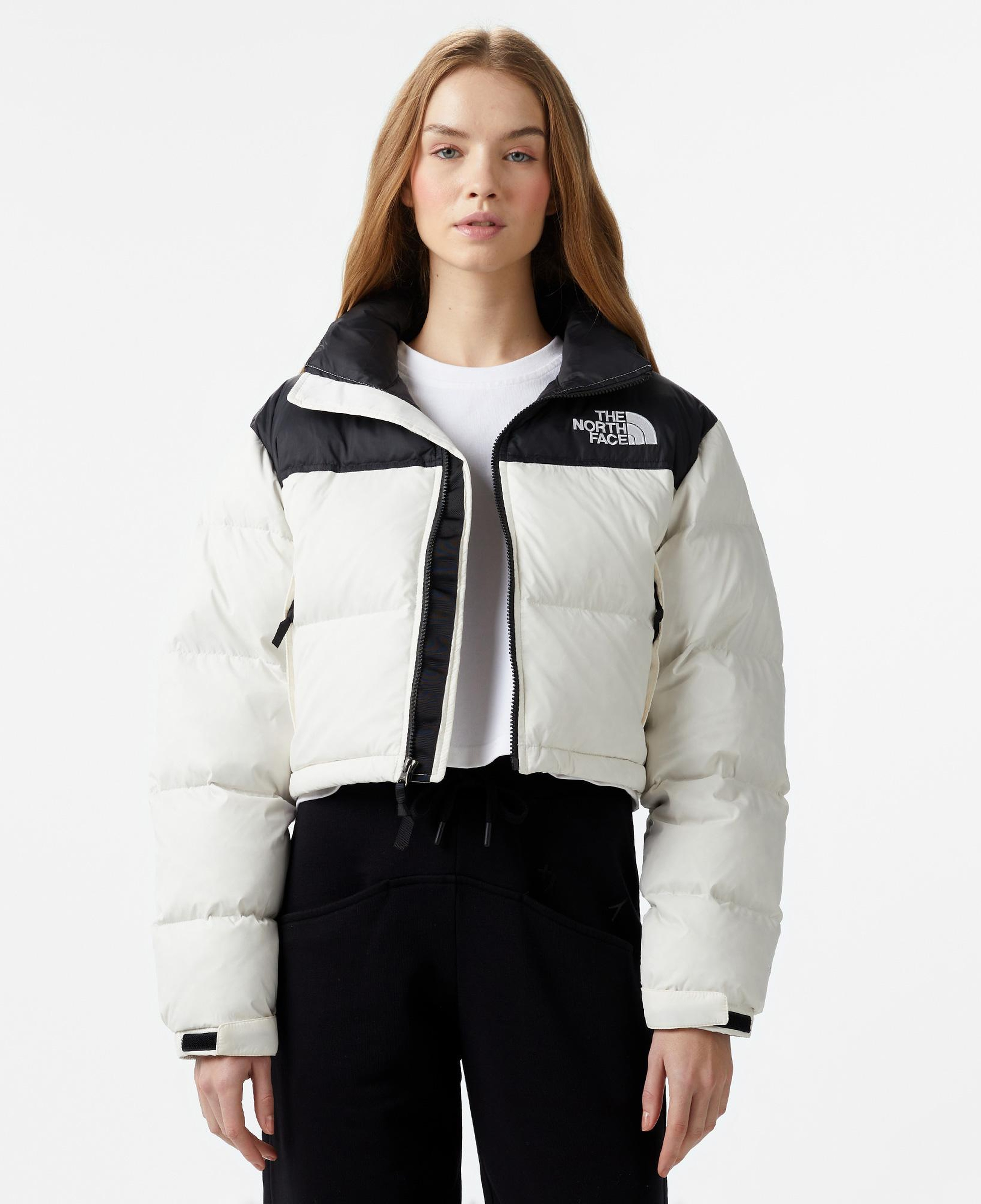 The North Face Nuptse Kadın Beyaz Ceket