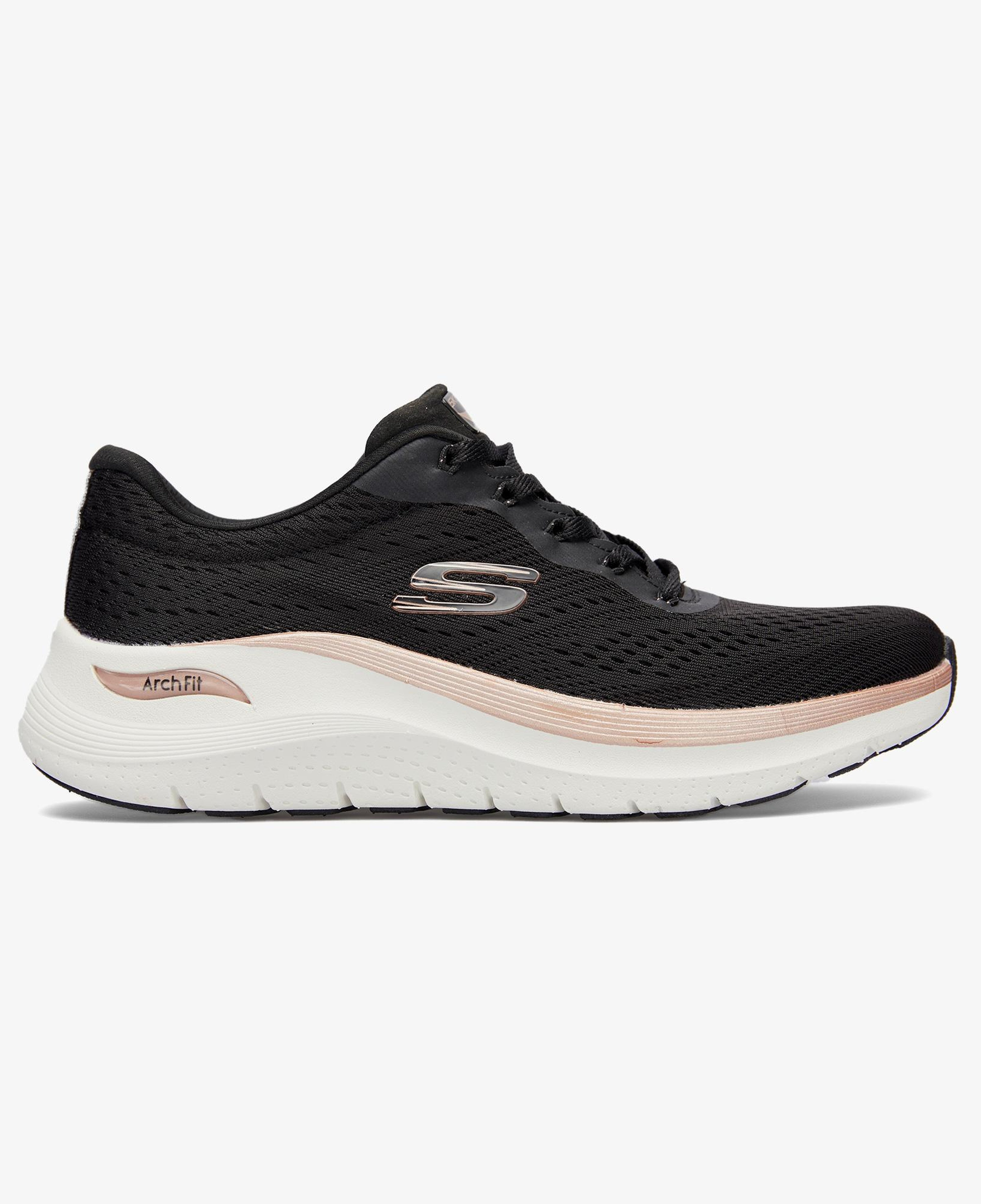 Skechers Arch Fit 2.0 Glow the Distance Kadın Siyah Spor Ayakkabı