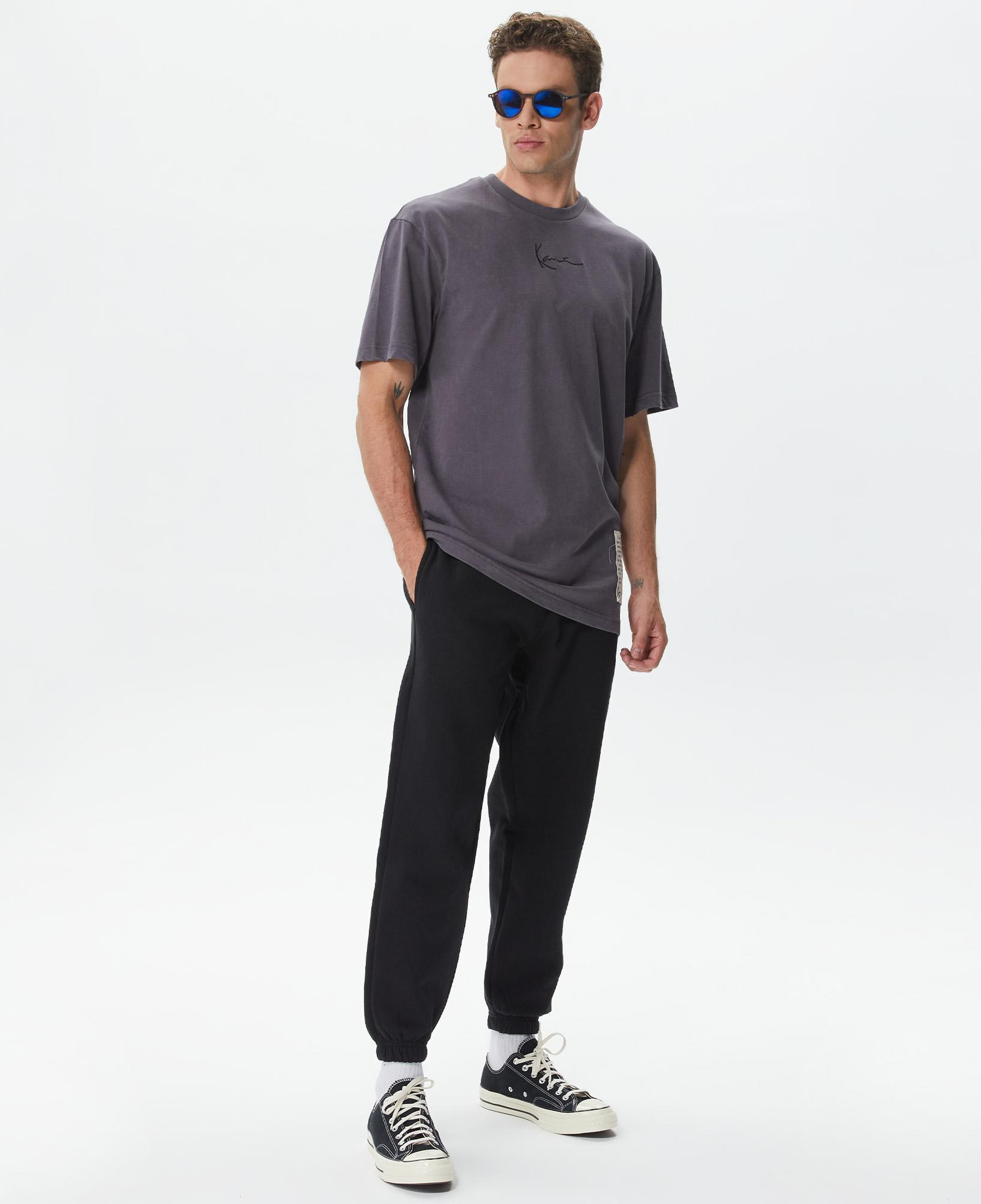 Karl Kani Small Signature Essential Regular Fit Erkek Siyah Eşofman Altı