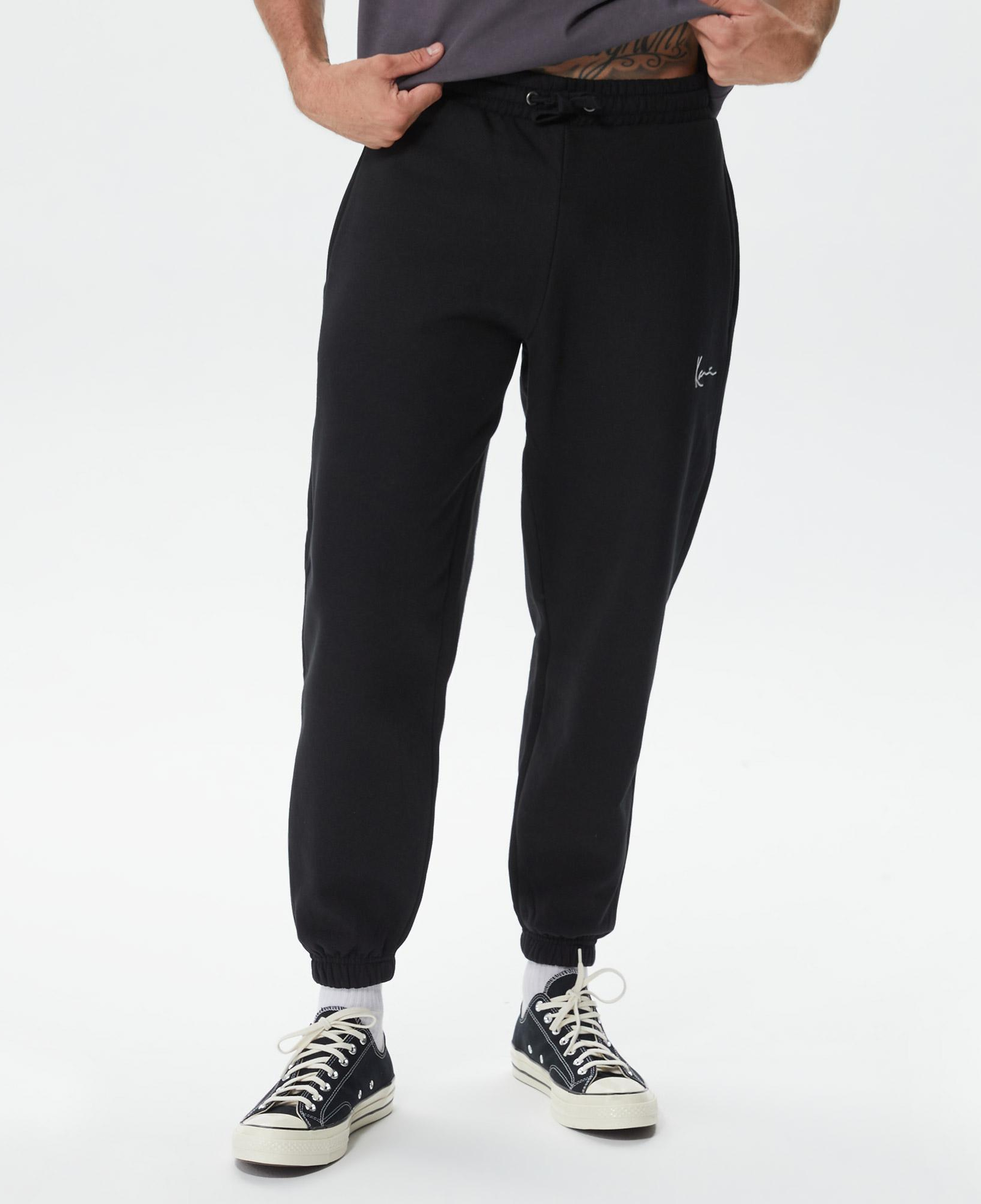 Karl Kani Small Signature Essential Regular Fit Erkek Siyah Eşofman Altı