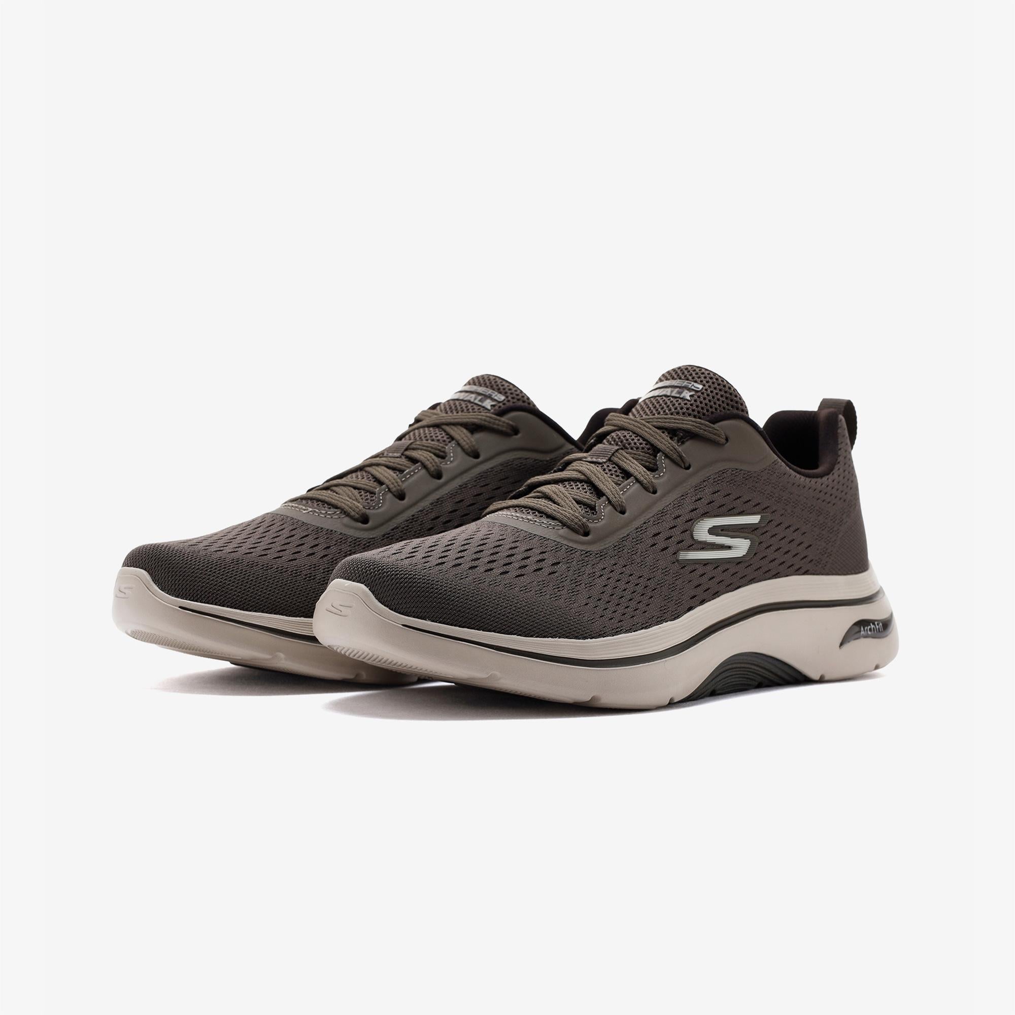Skechers Go Walk Arch Fit 2.0 Erkek Kahverengi Spor Ayakkabı