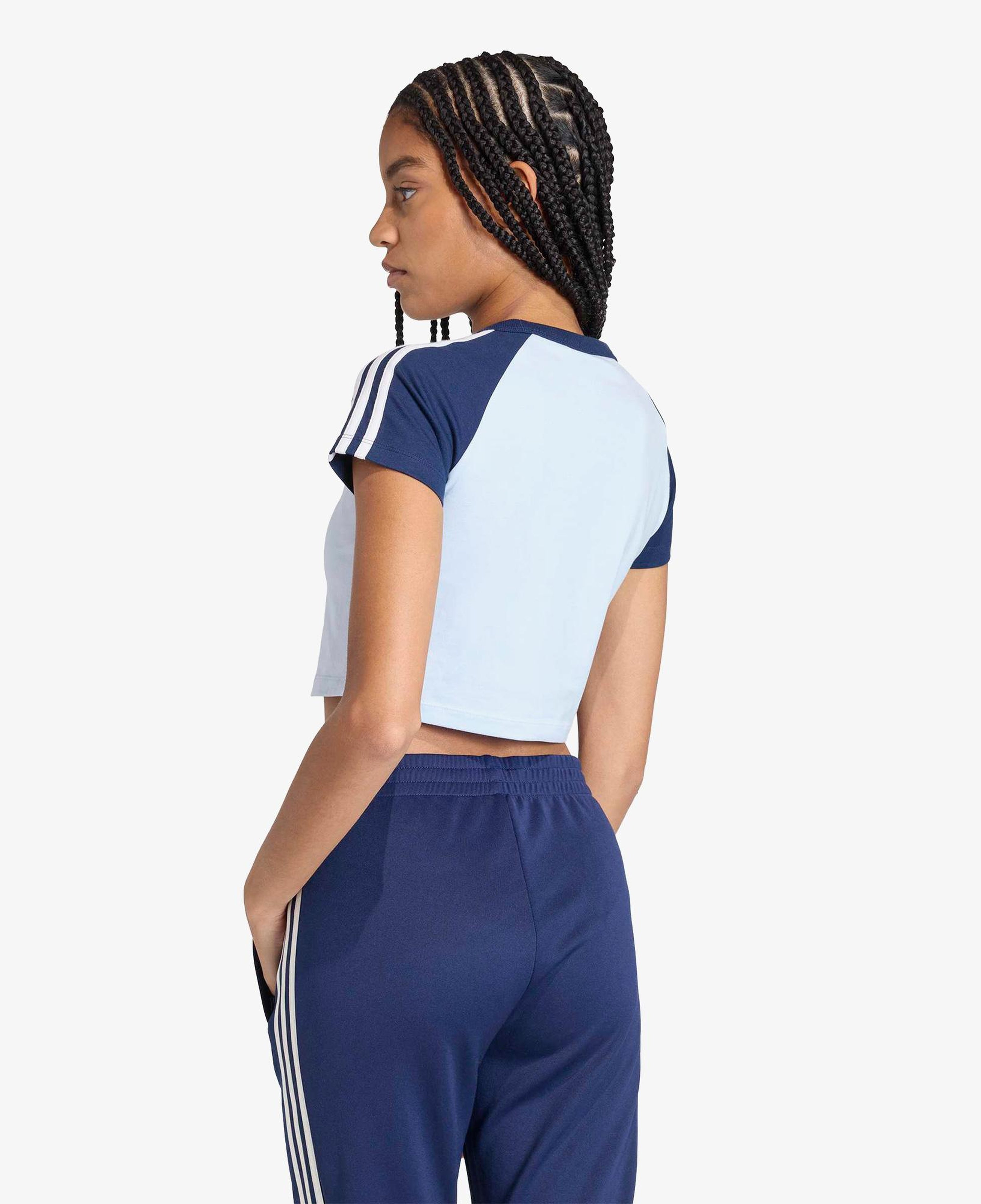 adidas Sst Baby Tee Kadın Mavi T-Shirt