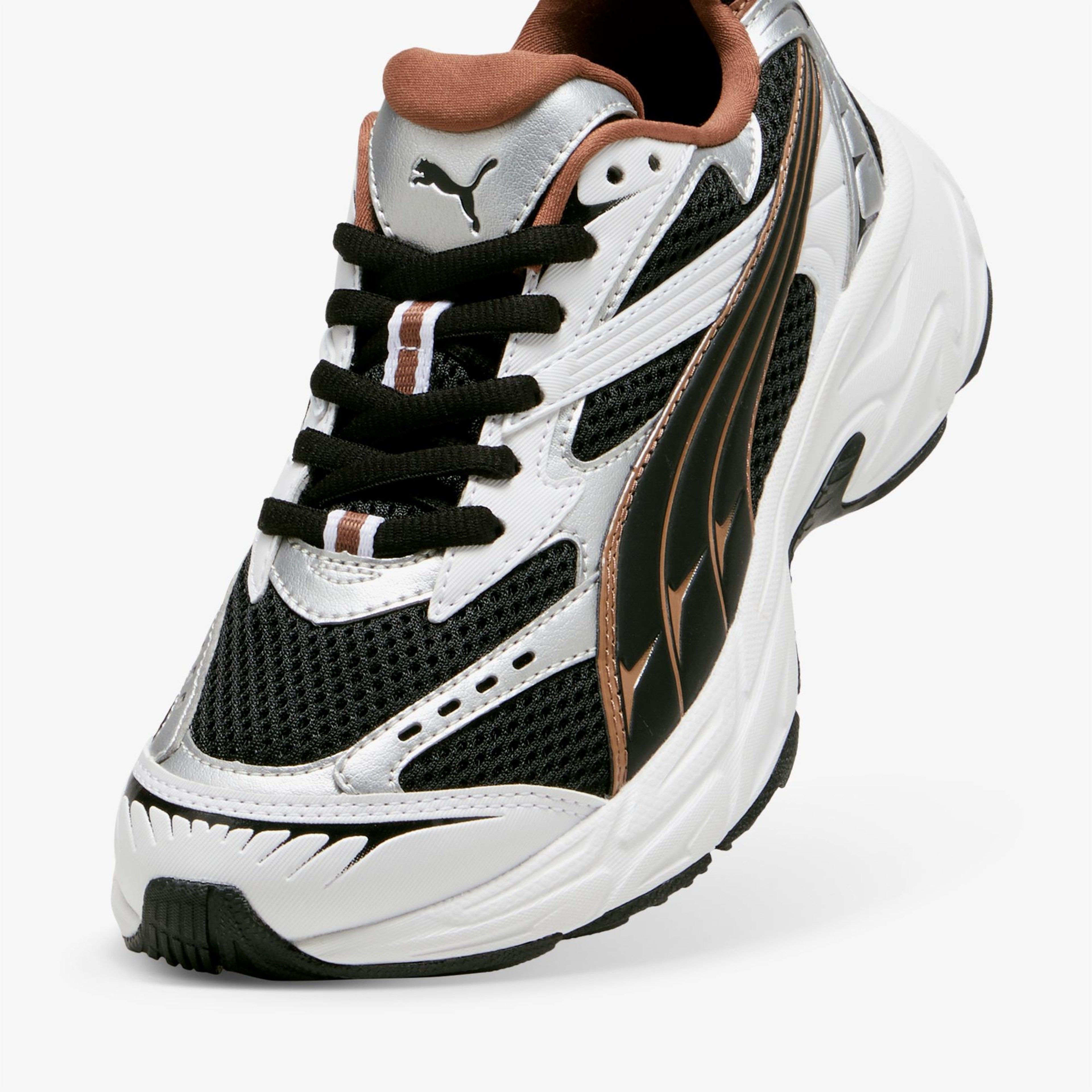 Puma Morphic Metallic Wns Kadın Siyah Spor Ayakkabı