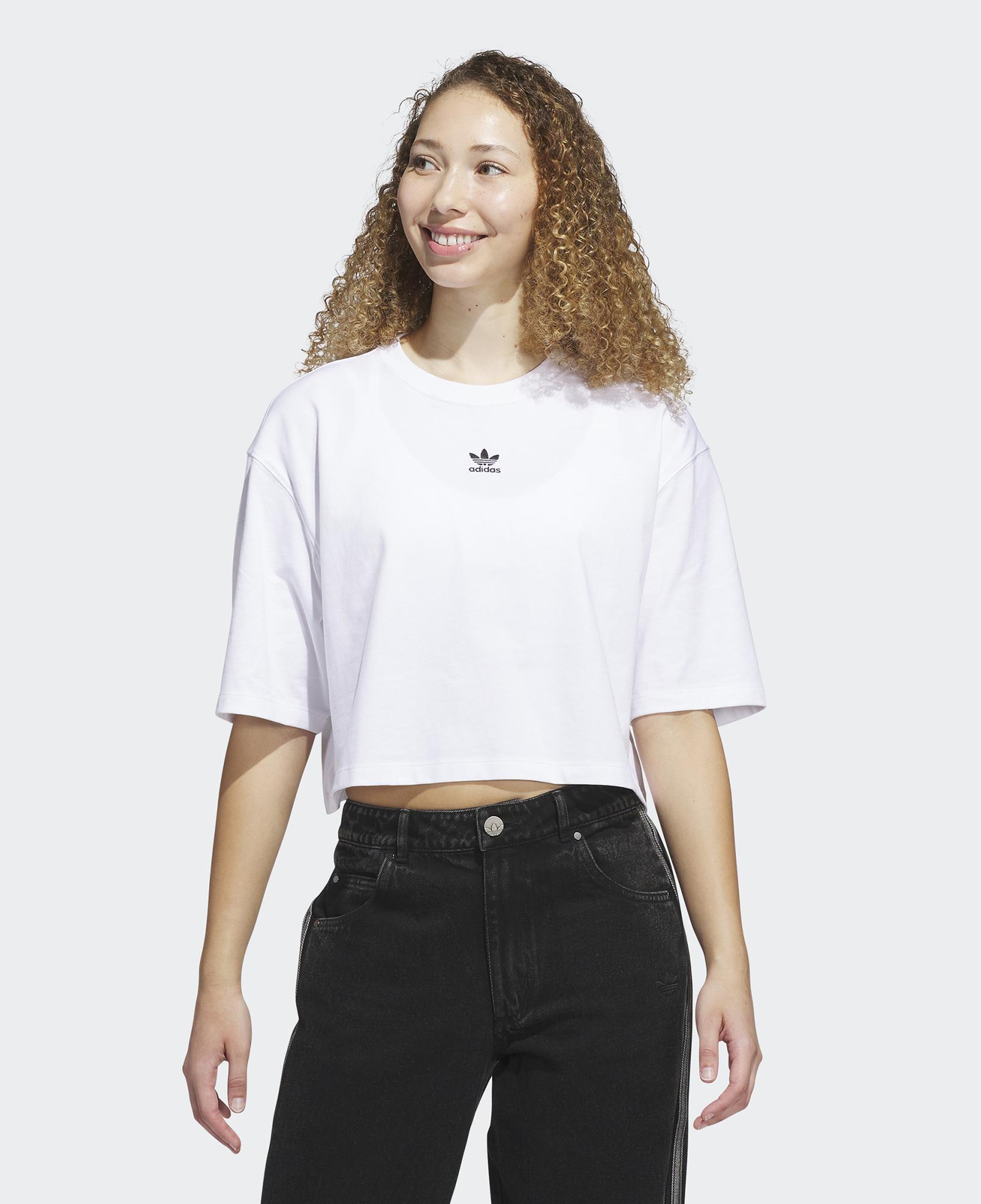adidas Originals Ess  Beyaz Kadın T-Shirt
