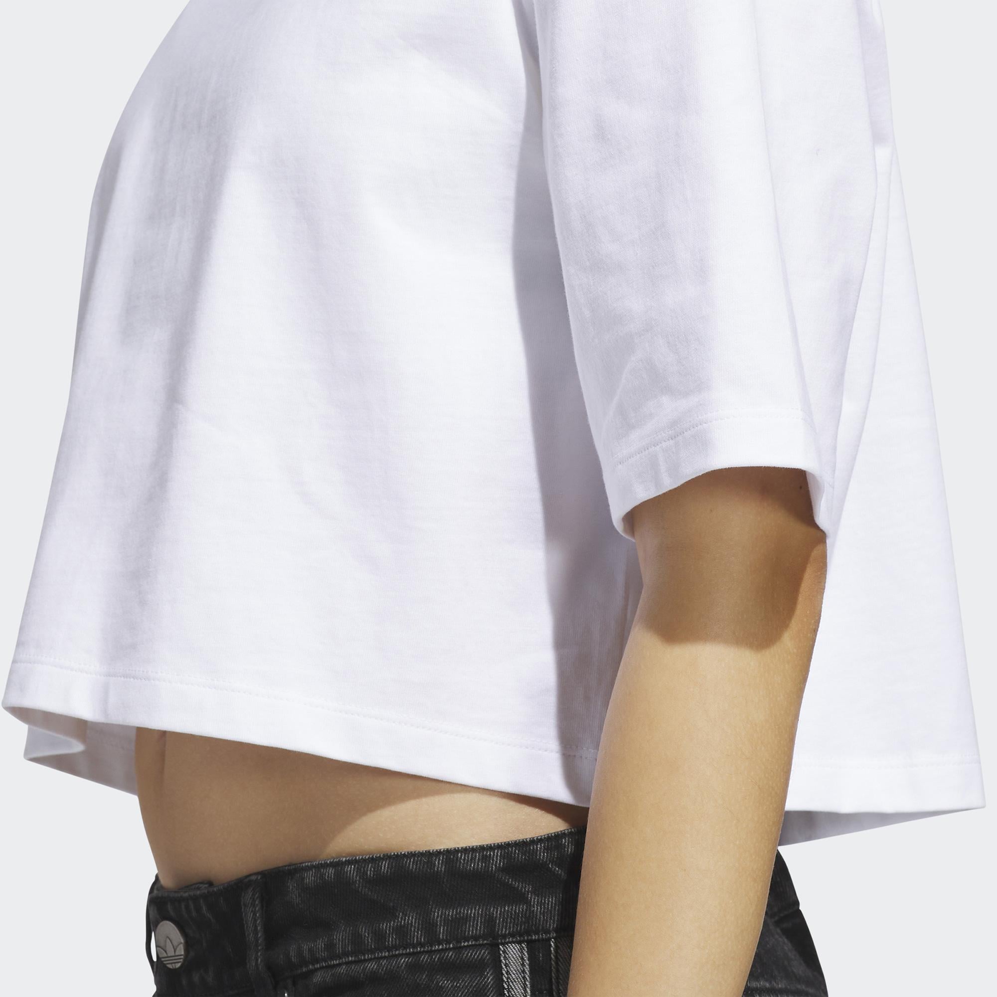 adidas Originals Ess  Beyaz Kadın T-Shirt