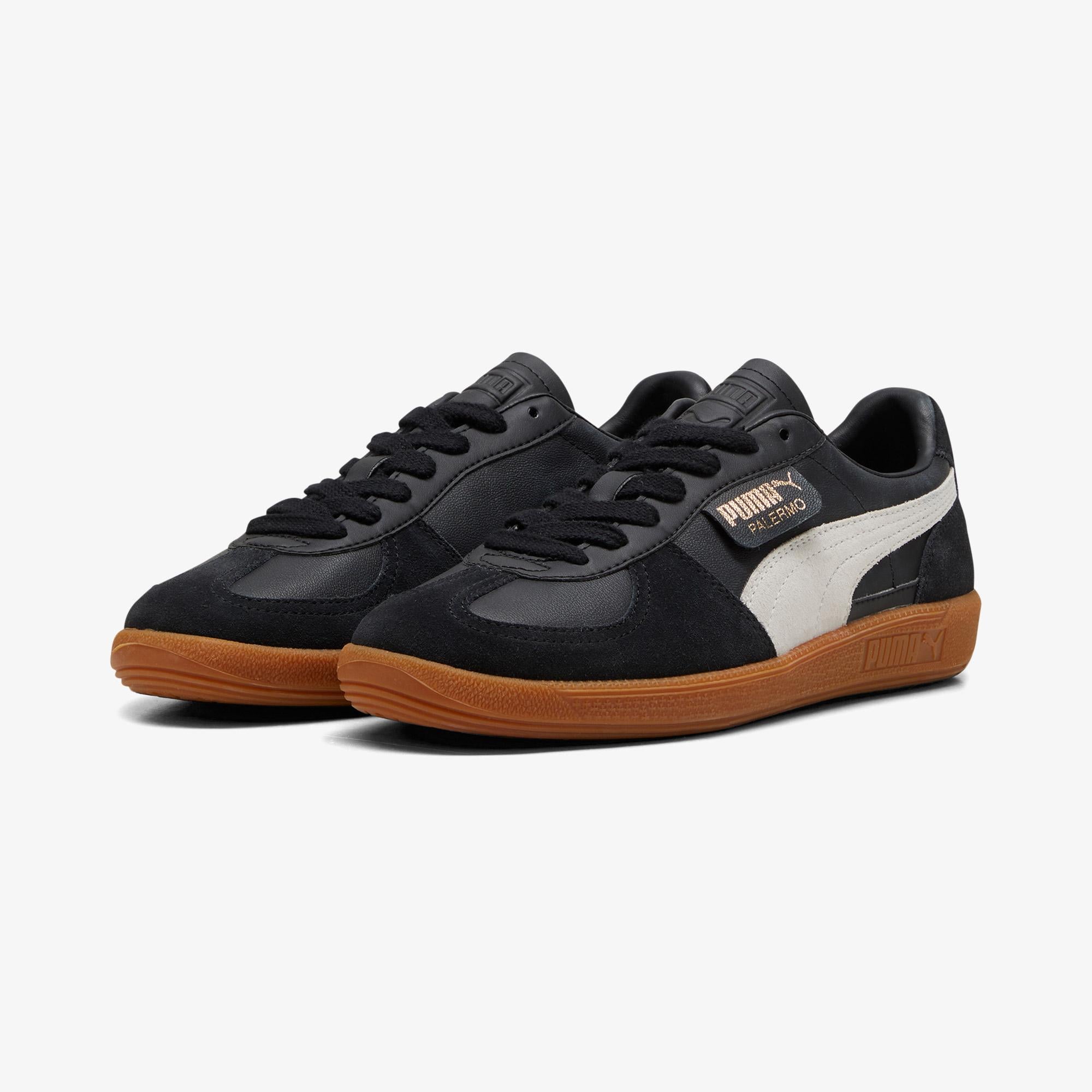 Puma Palermo Leather Unisex Siyah Spor Ayakkabı
