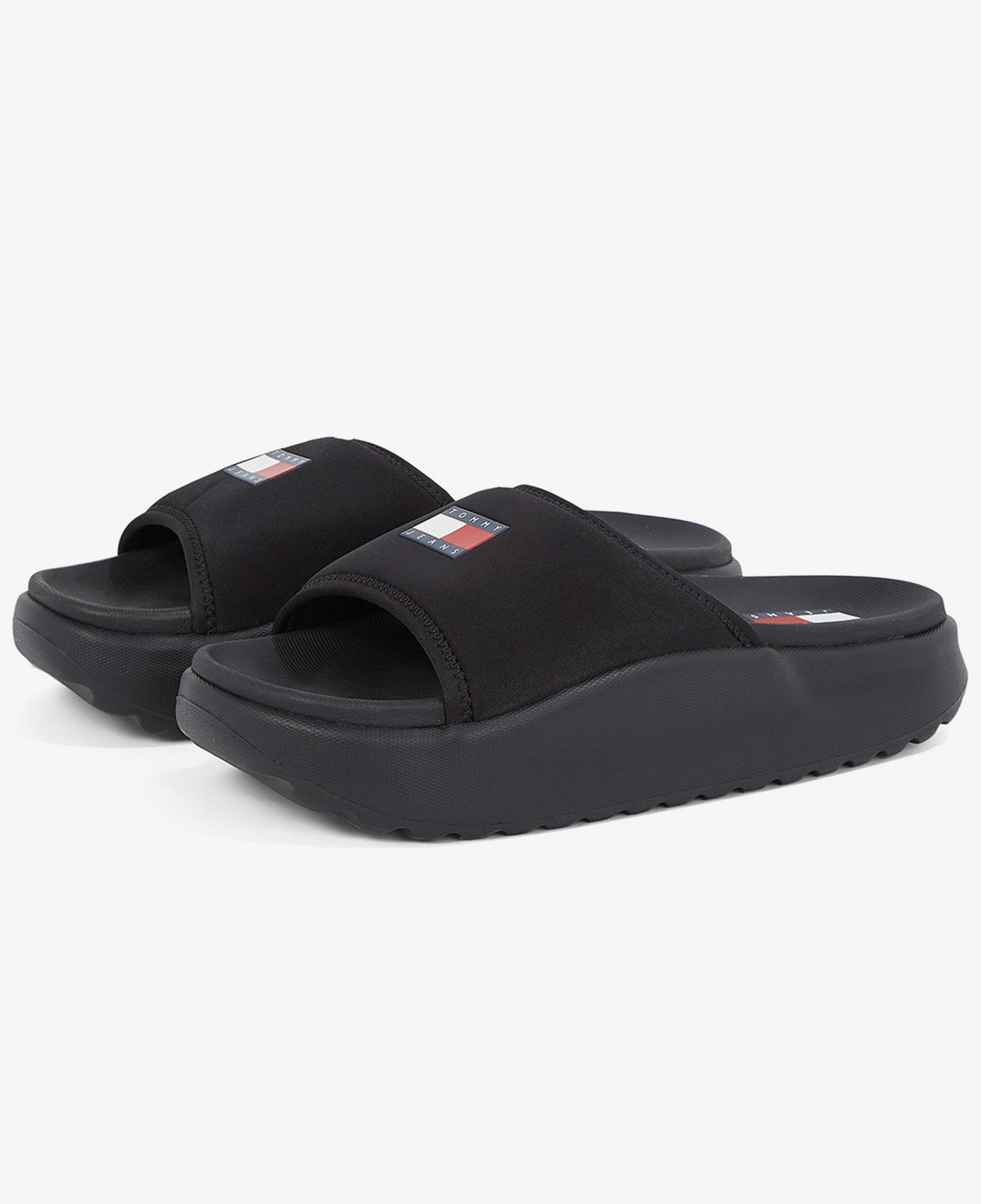 Tommy Hilfiger Comfy Pool Kadın Siyah Terlik