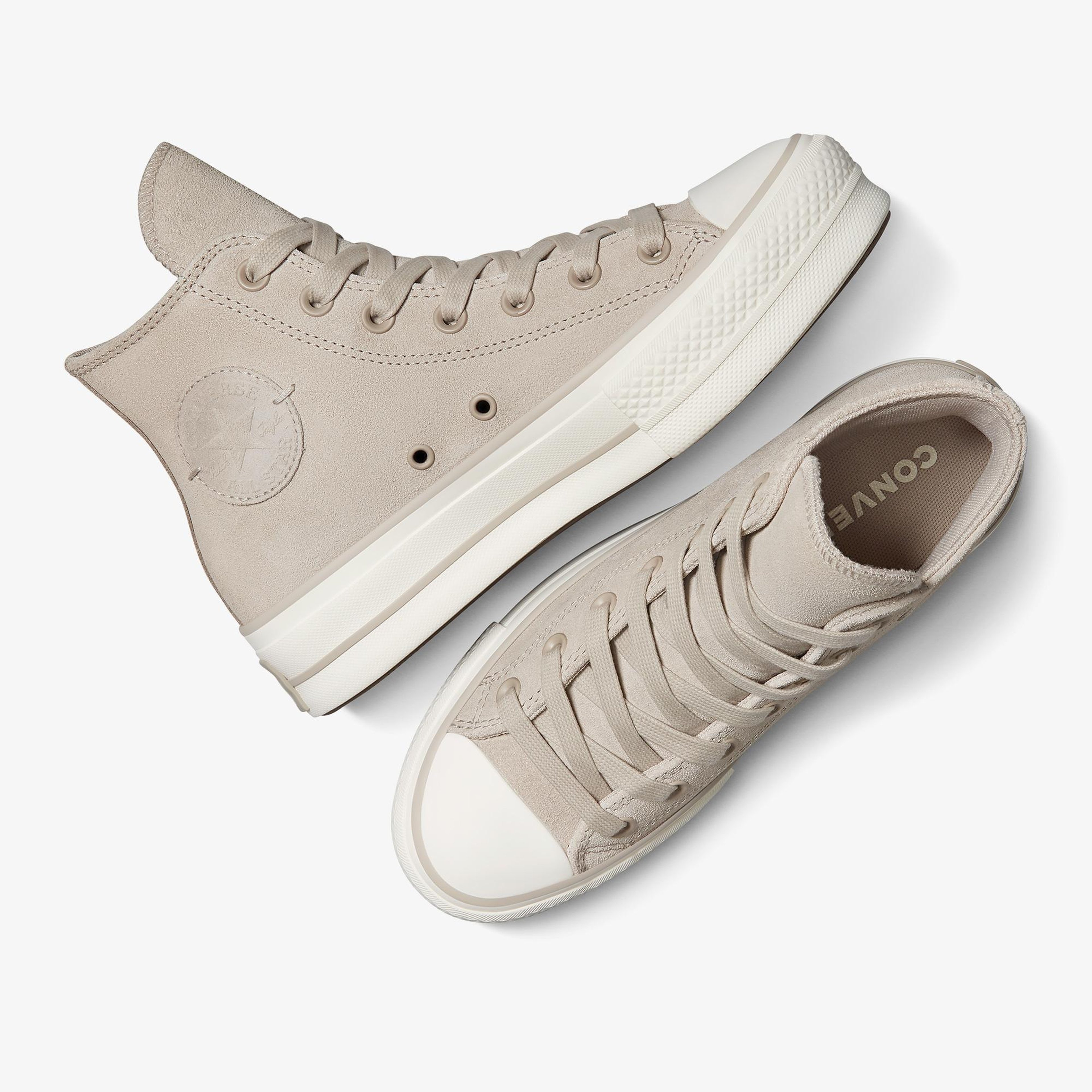 Converse Chuck Taylor All Star Lift Kadın Bej Sneaker