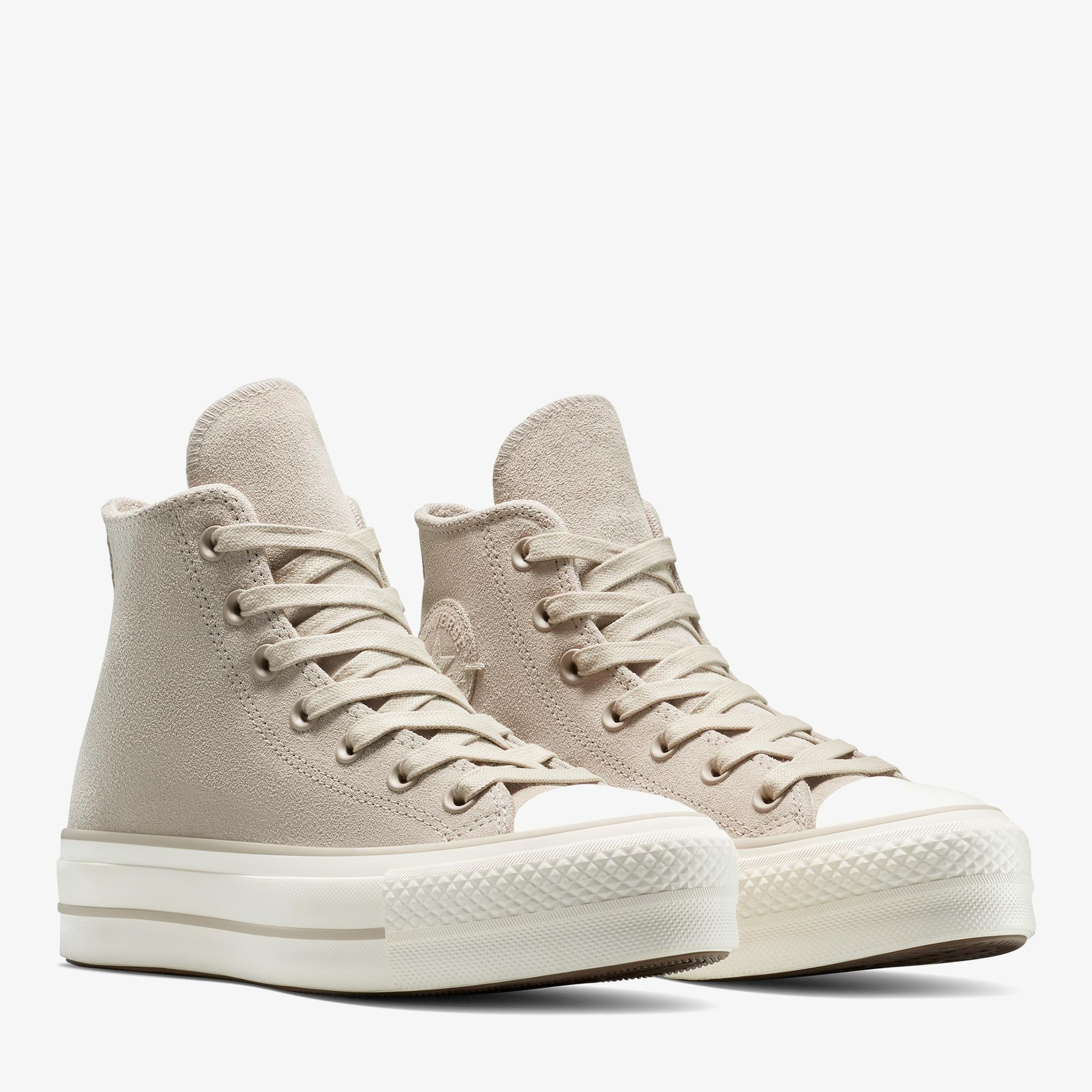 Converse Chuck Taylor All Star Lift Kadın Bej Sneaker