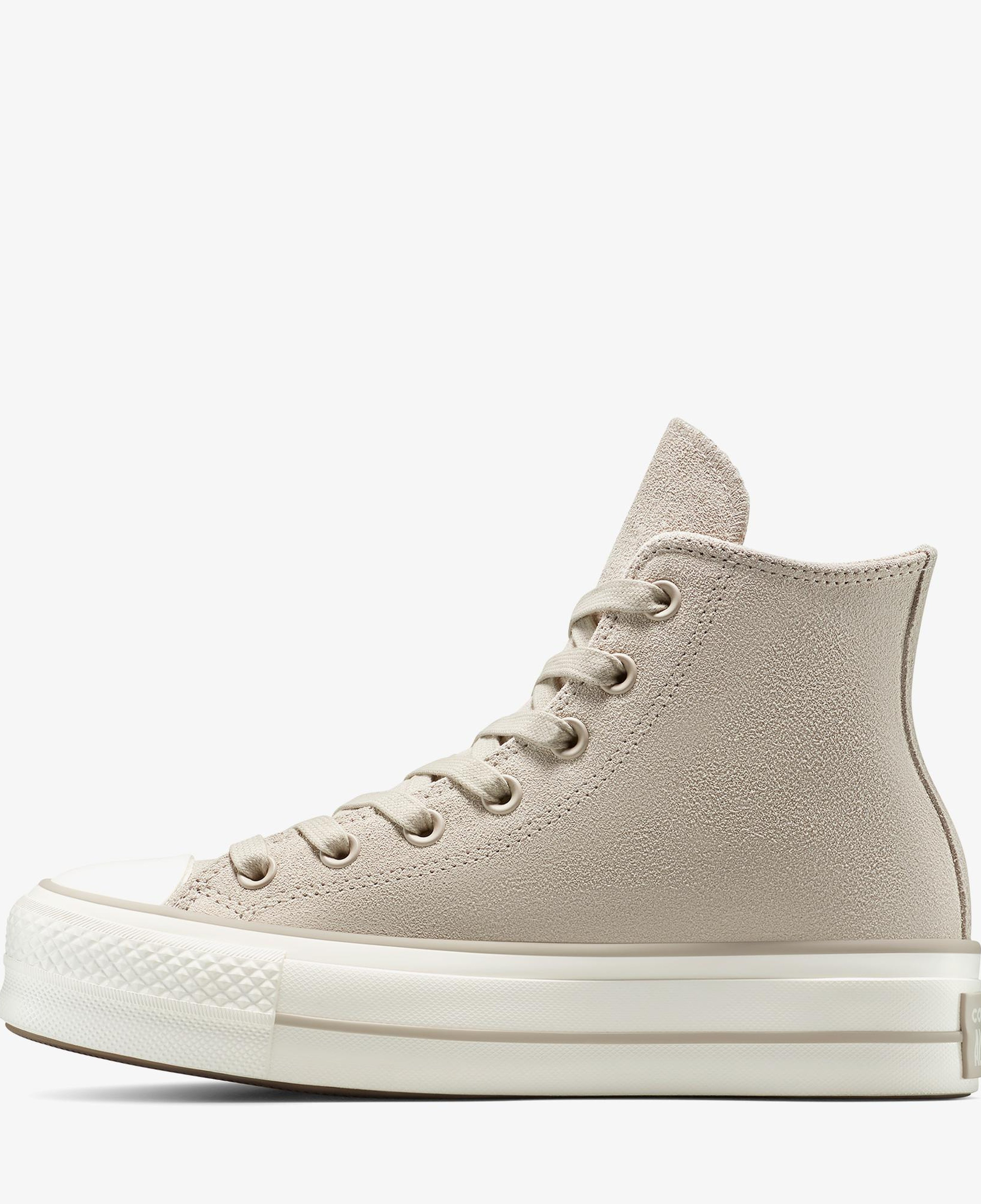 Converse Chuck Taylor All Star Lift Kadın Bej Sneaker