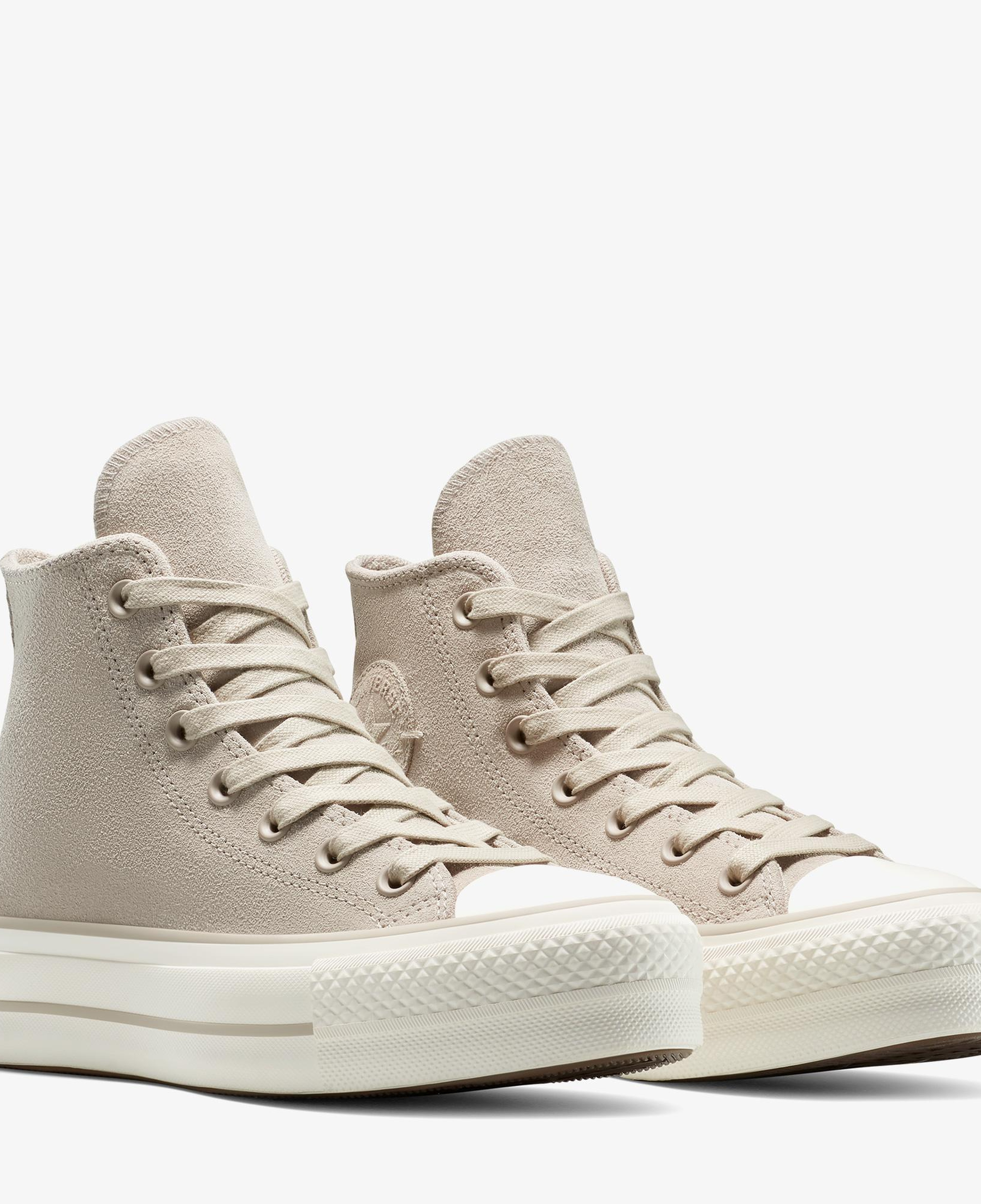 Converse Chuck Taylor All Star Lift Kadın Bej Sneaker