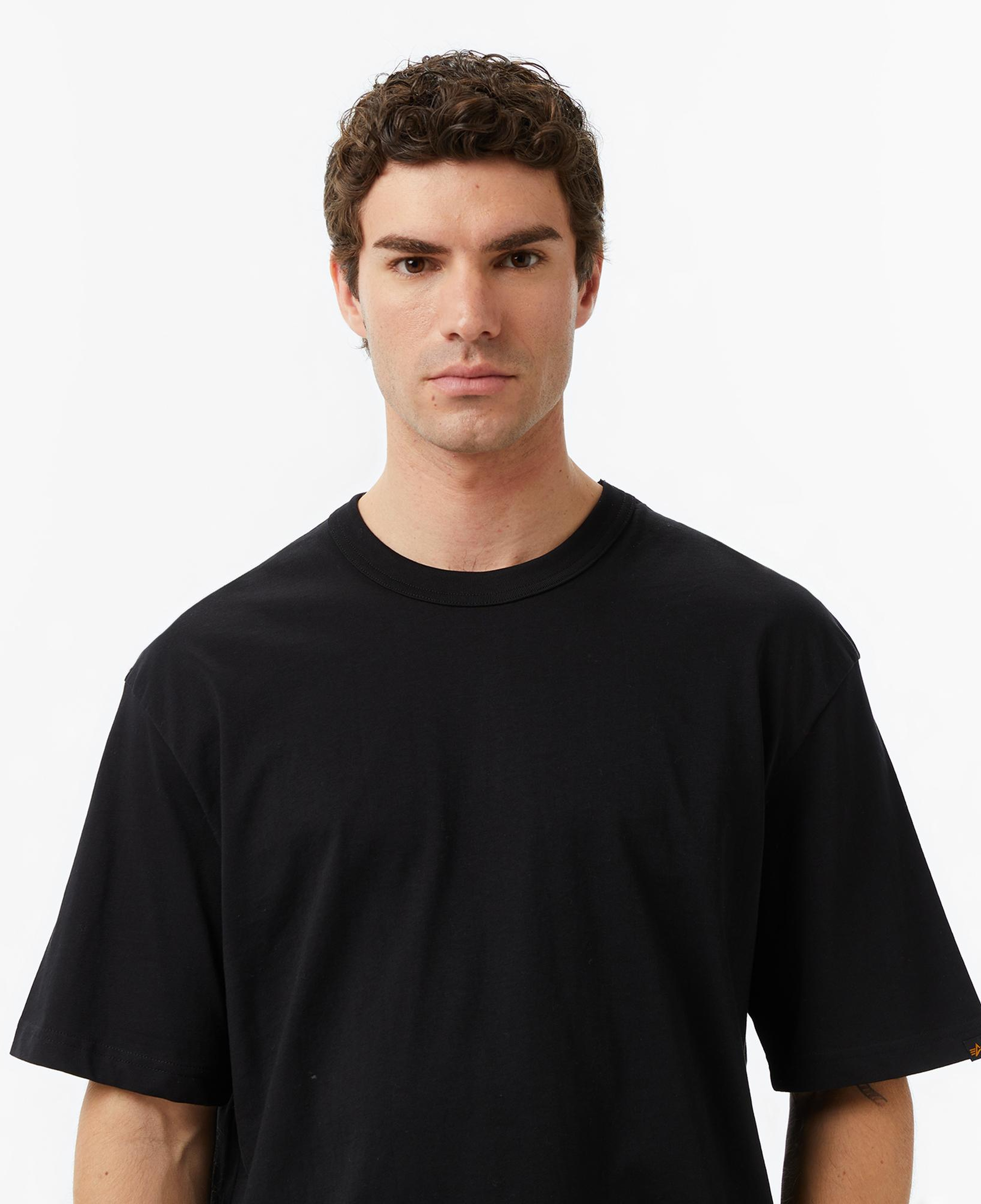 Alpha Indsutries Patched Erkek Siyah T-Shirt
