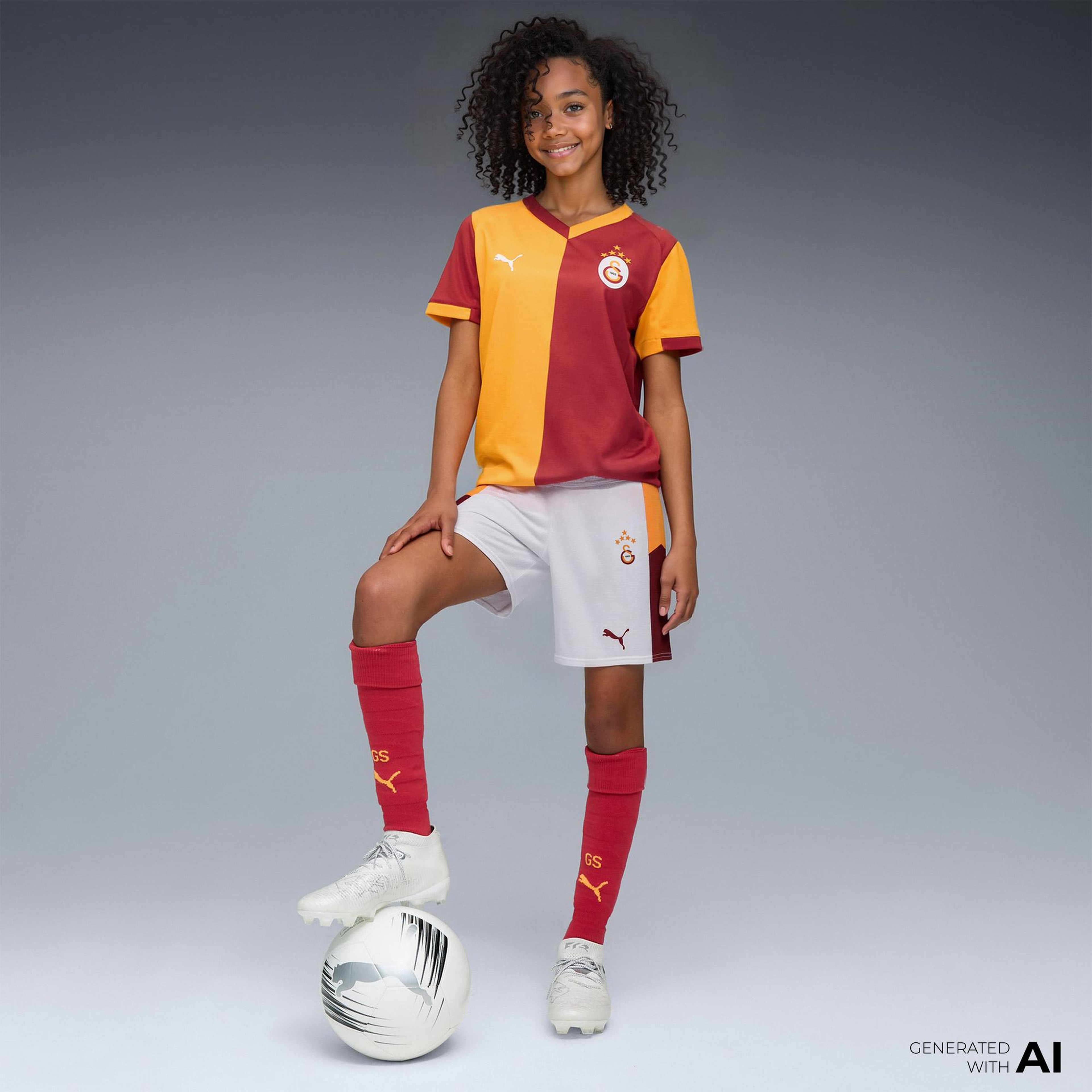 Puma Galatasaray SK Çocuk Beyaz Şort