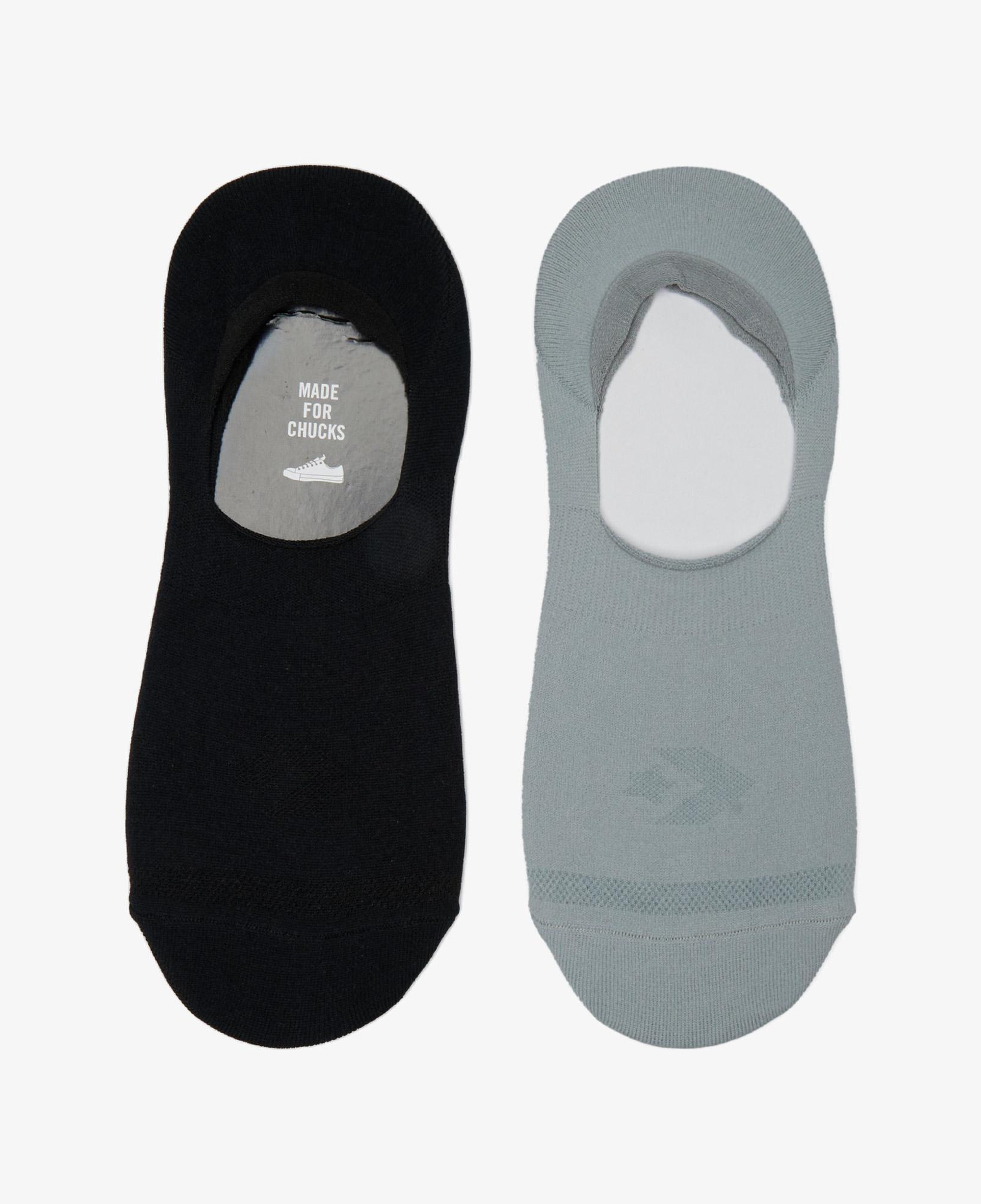 Converse Star Chevron Erkek 2'li Siyah/Gri Çorap