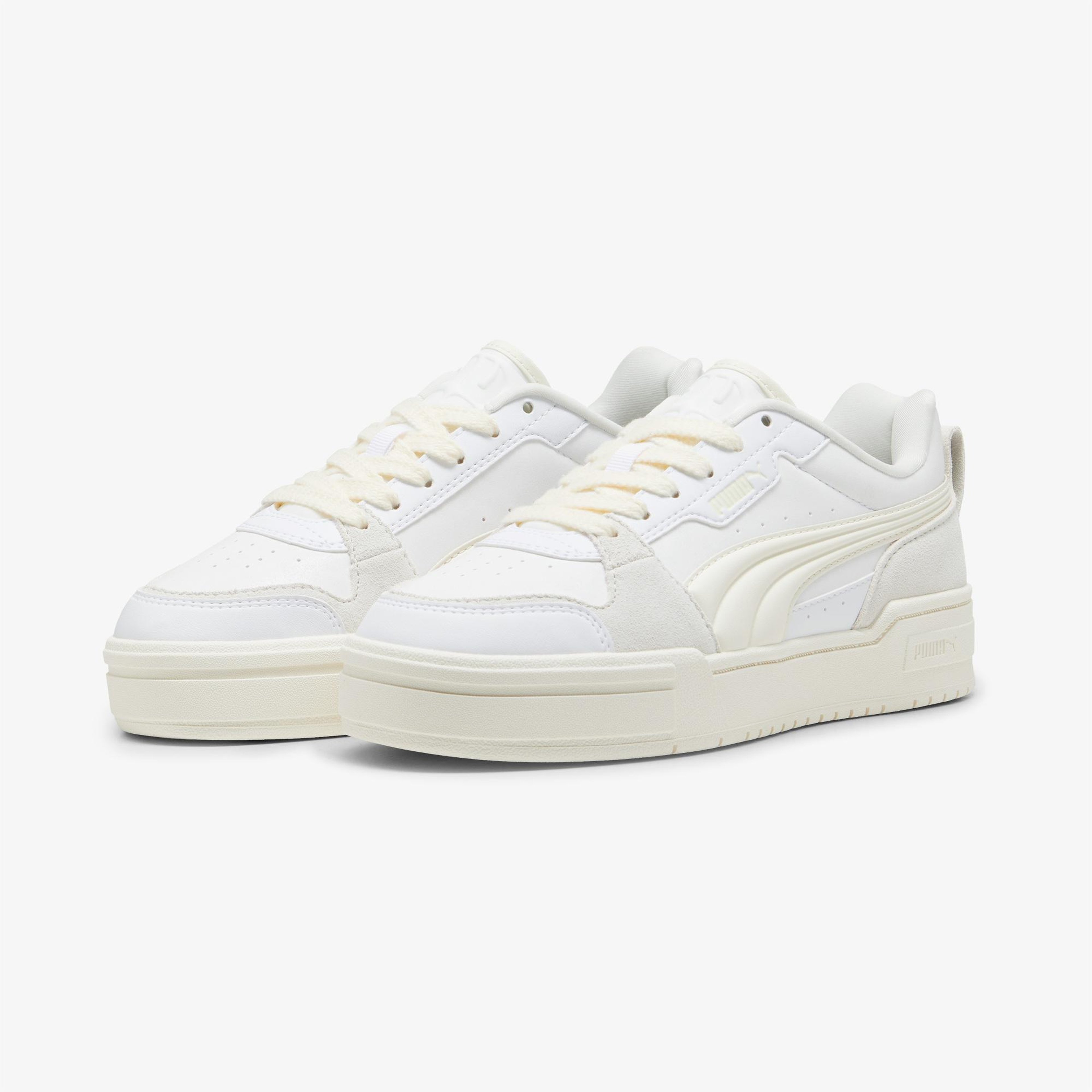 PUMA CA Pro Lux III Winter Volume Kadın Krem Spor Ayakkabı