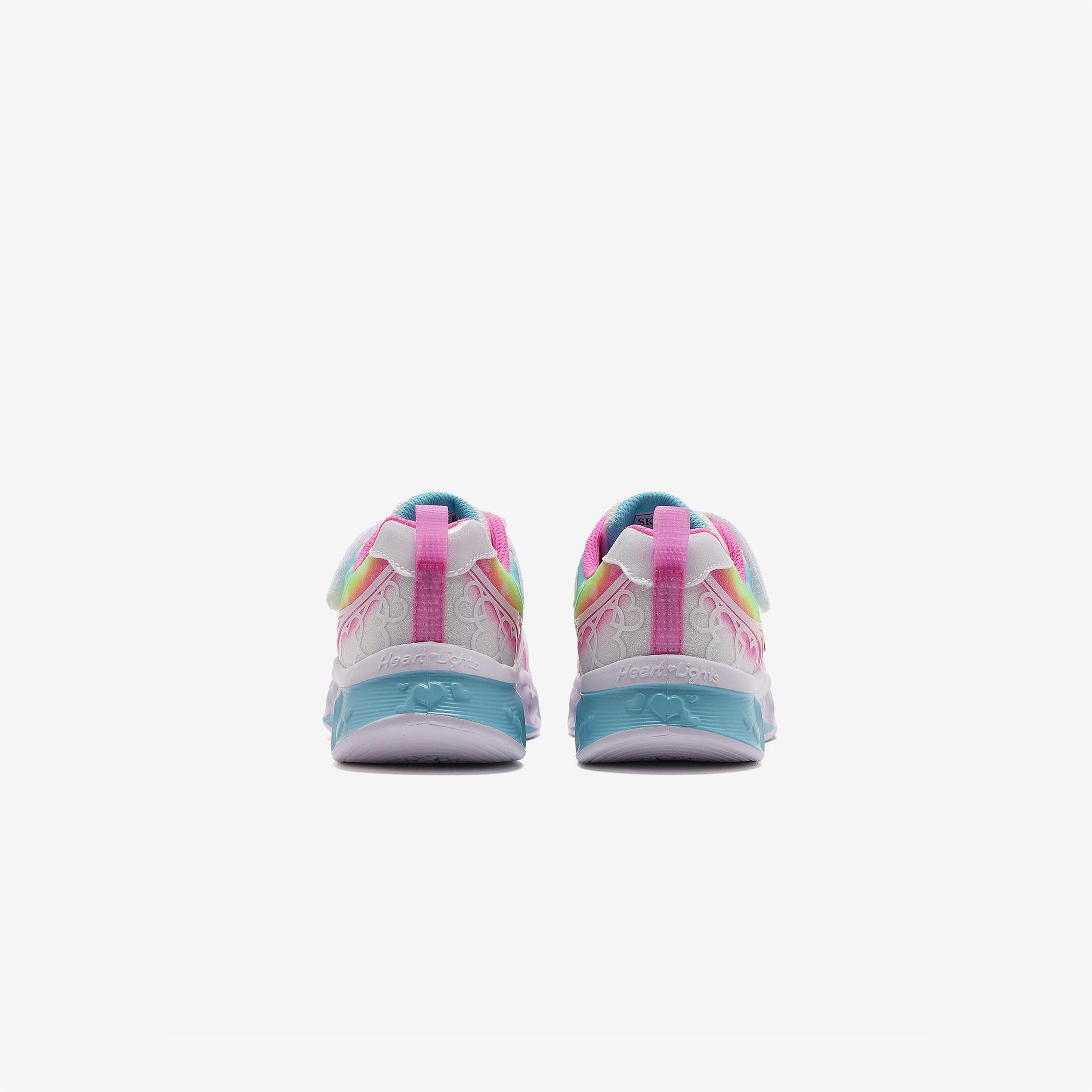Skechers Flutter Heart Lights Groovy Swirl Bebek Mor Işıklı Spor Ayakkabı