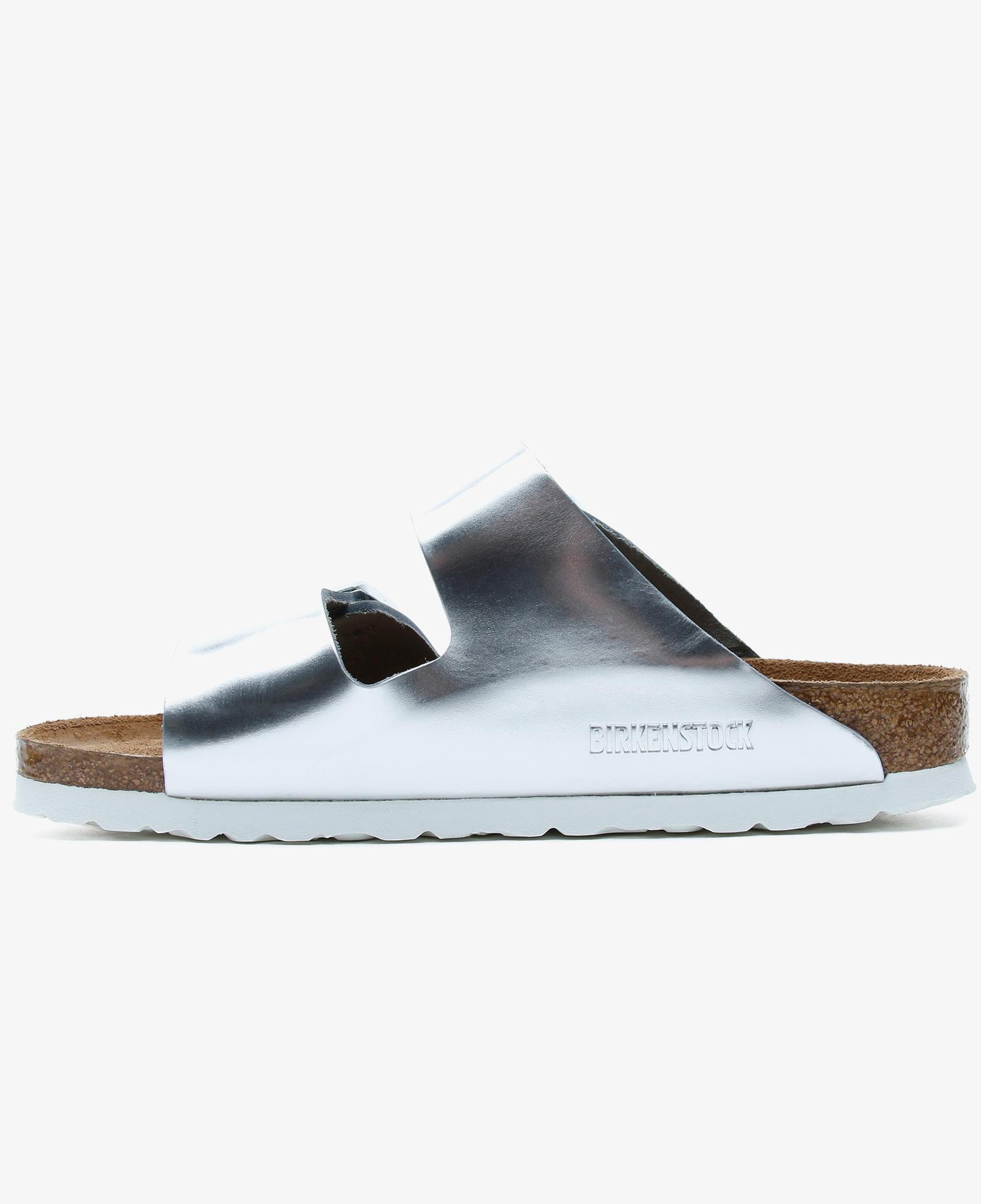 Birkenstock Arizona Kadın Metalik Gri Terlik