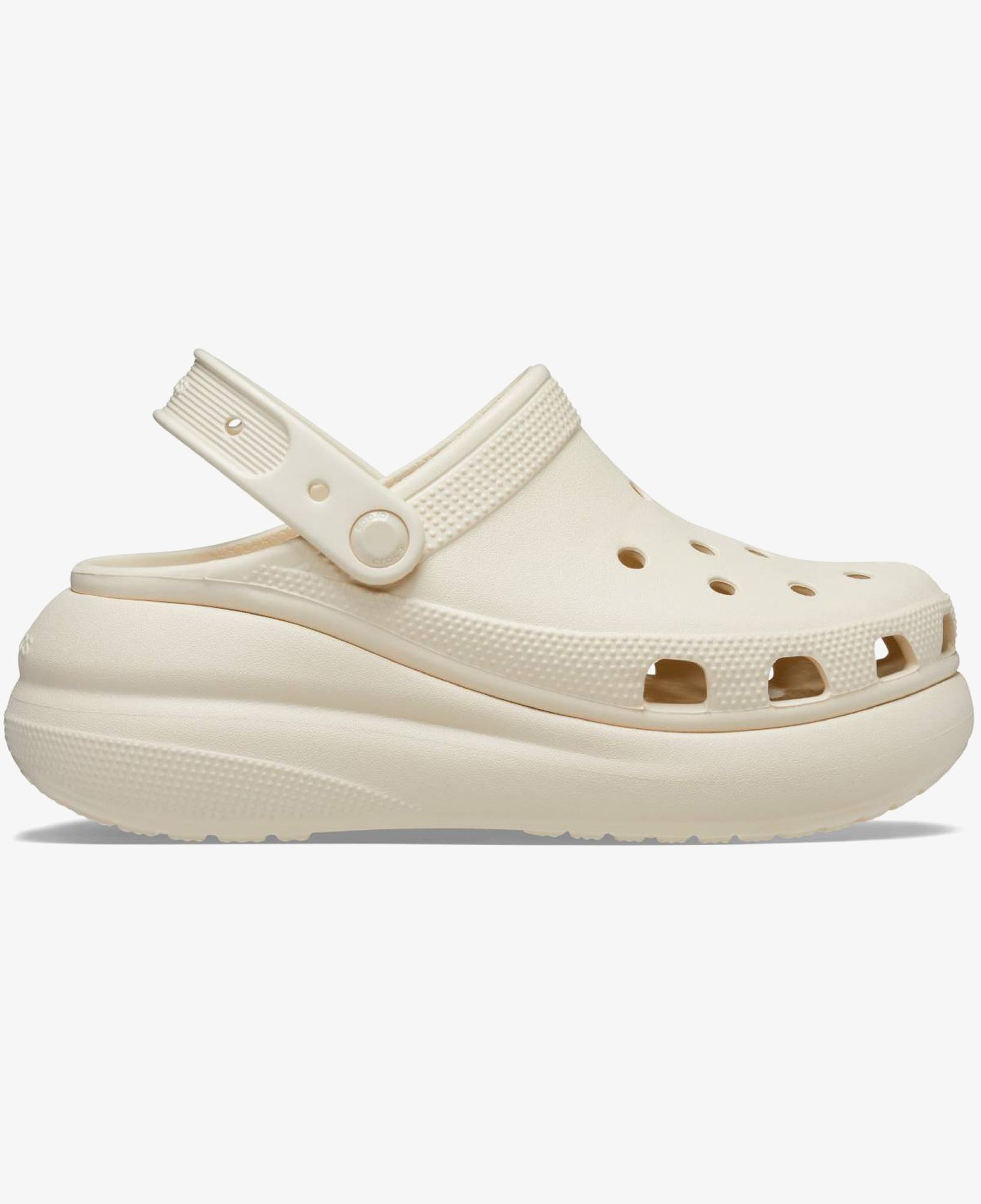 Crocs Classic Crush Clog Kadın Krem Terlik
