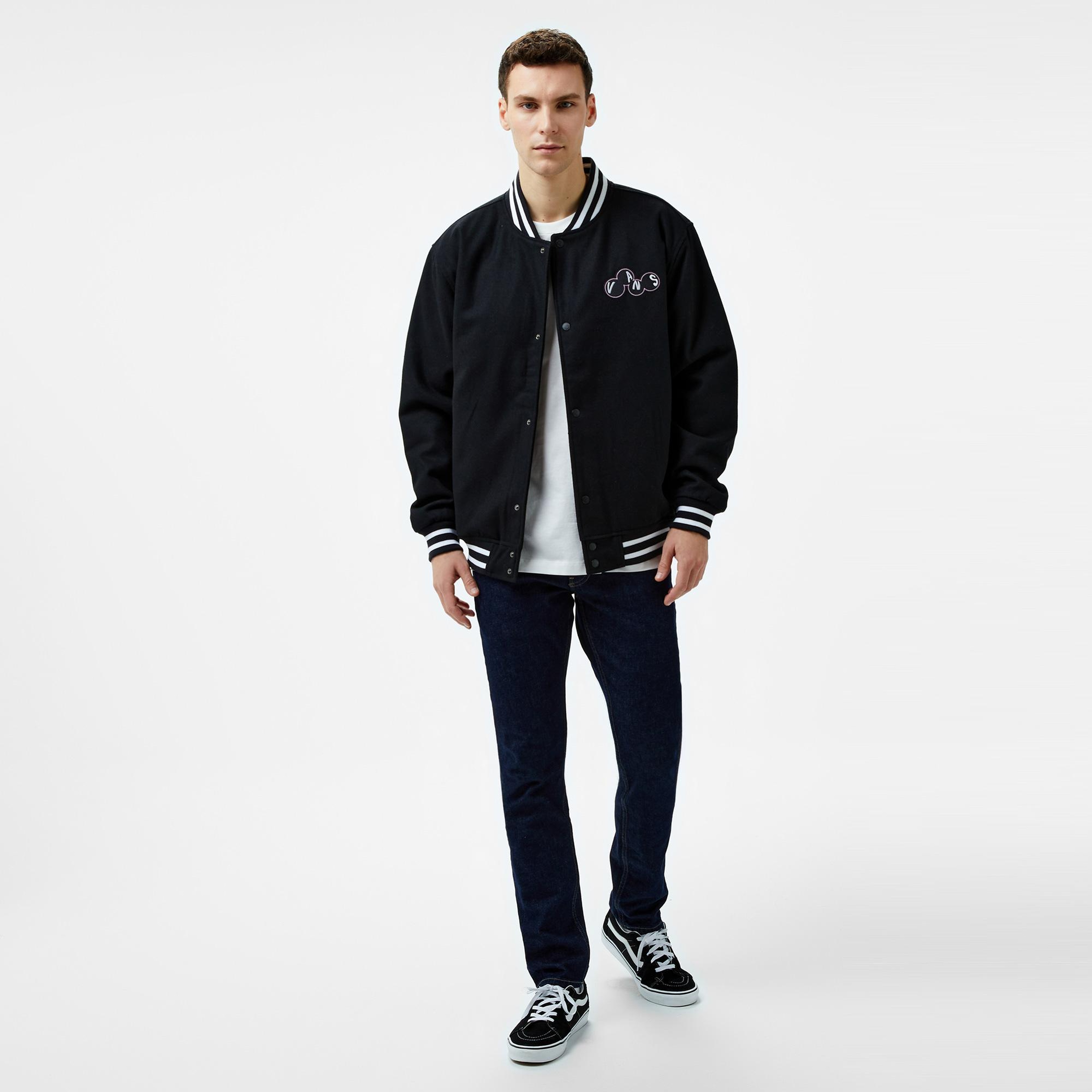 Vans Scuttle Baseball Erkek Siyah Ceket
