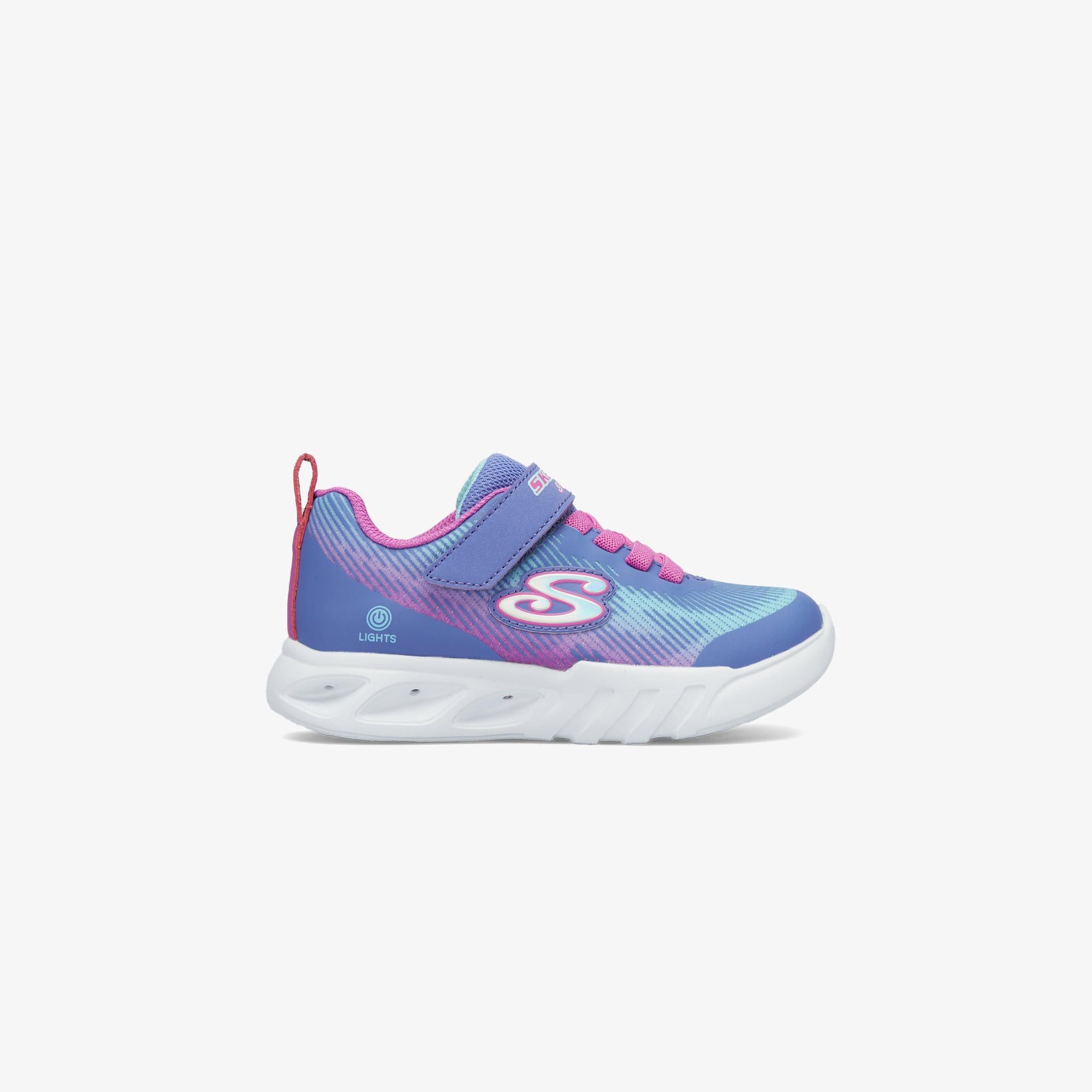 Skechers Flicker Flash Bebek Işıklı Mor Spor Ayakkabı