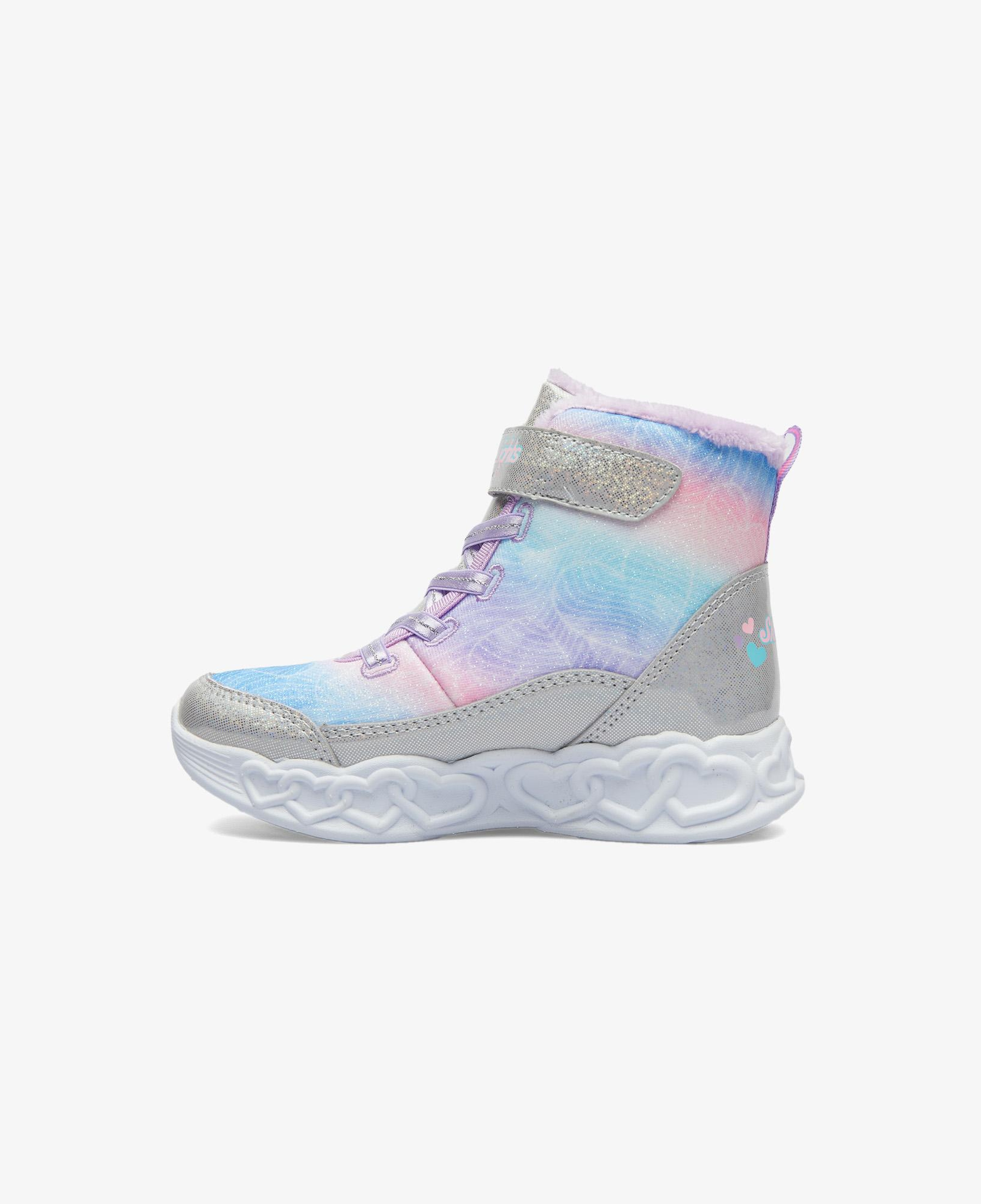 Skechers infinite Heart Lights Çocuk Gri Spor Ayakkabı