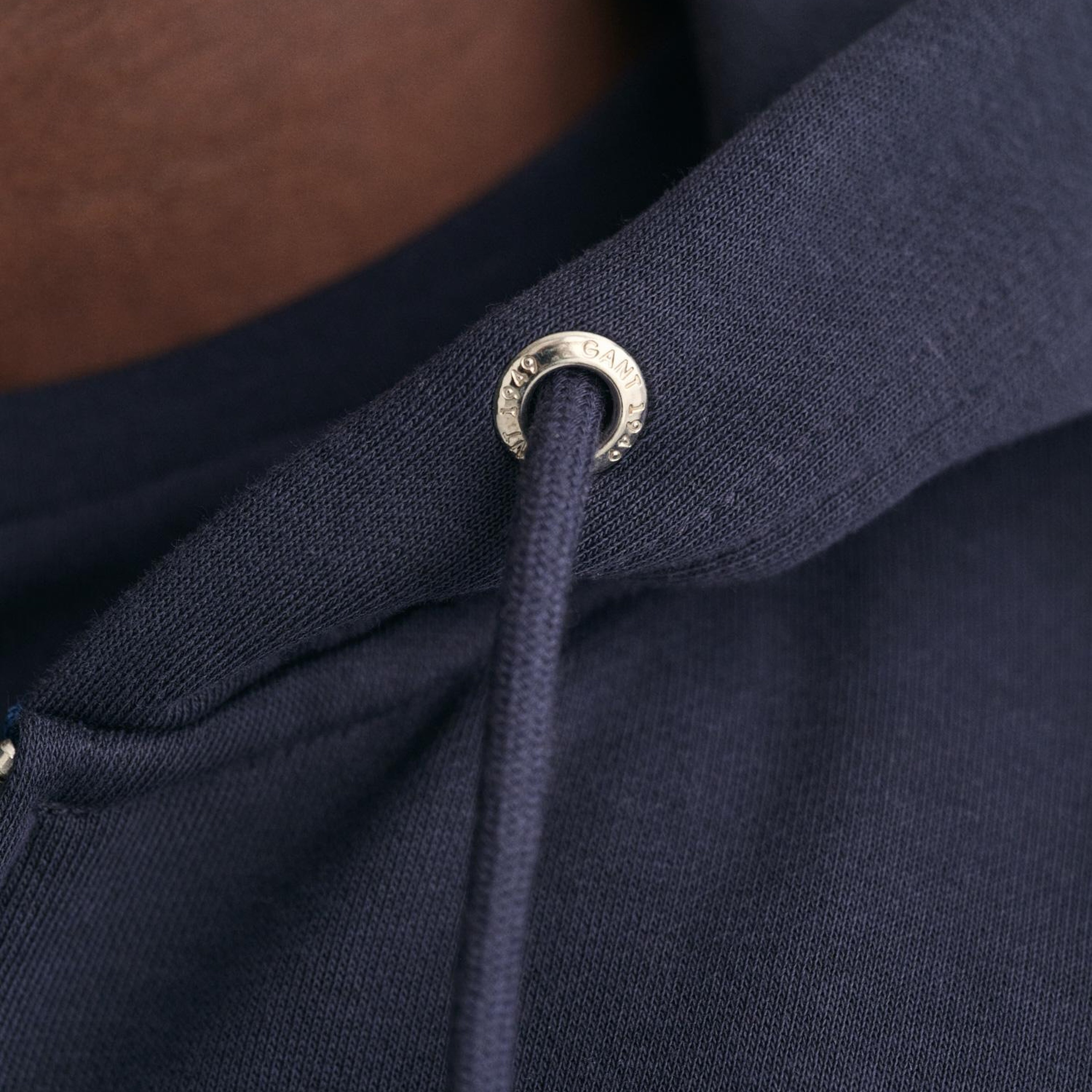 GANT Erkek Lacivert Regular Fit Fermuarlı Sweatshirt