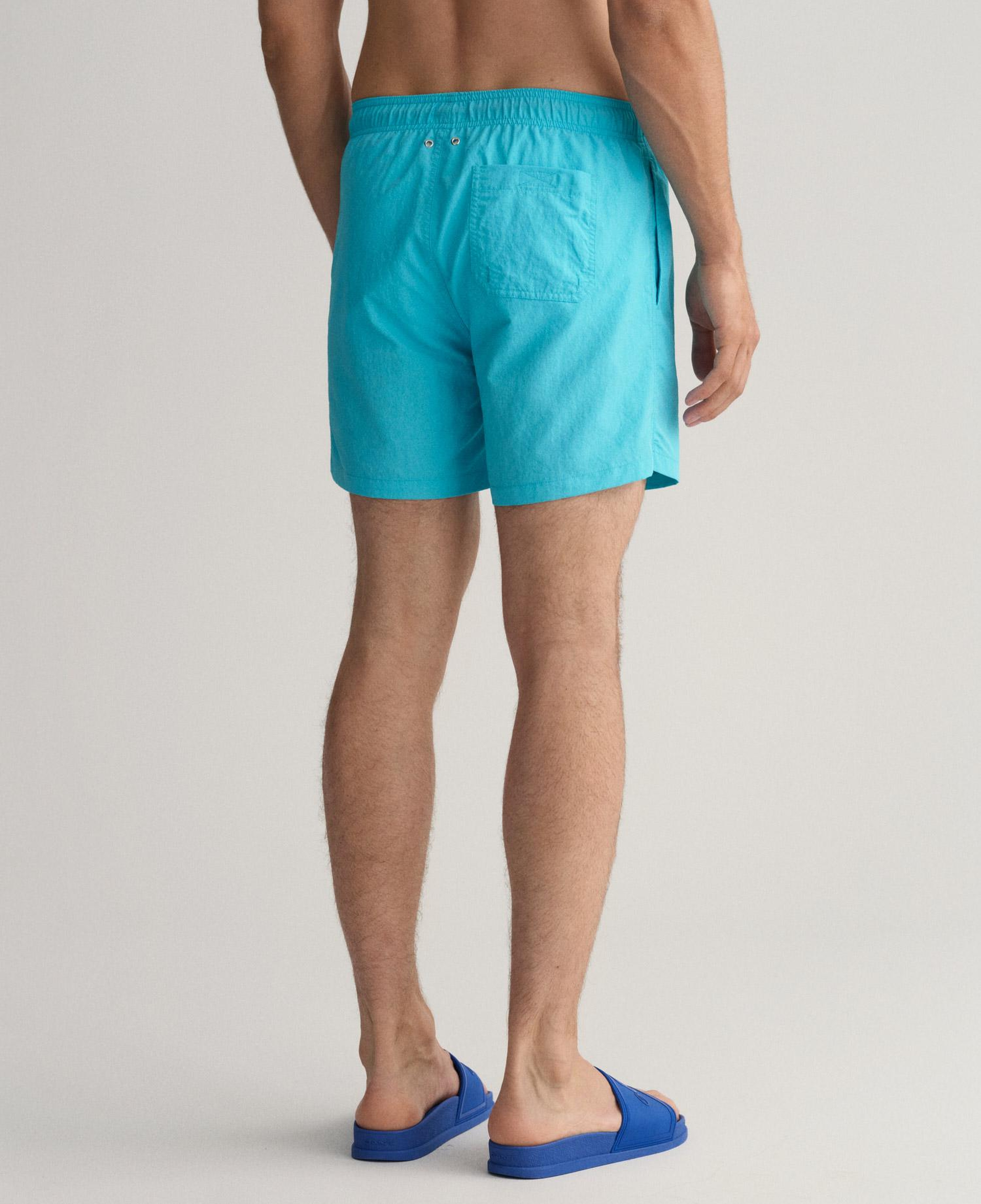 GANT Erkek Mavi Classic Fit Deniz Şortu