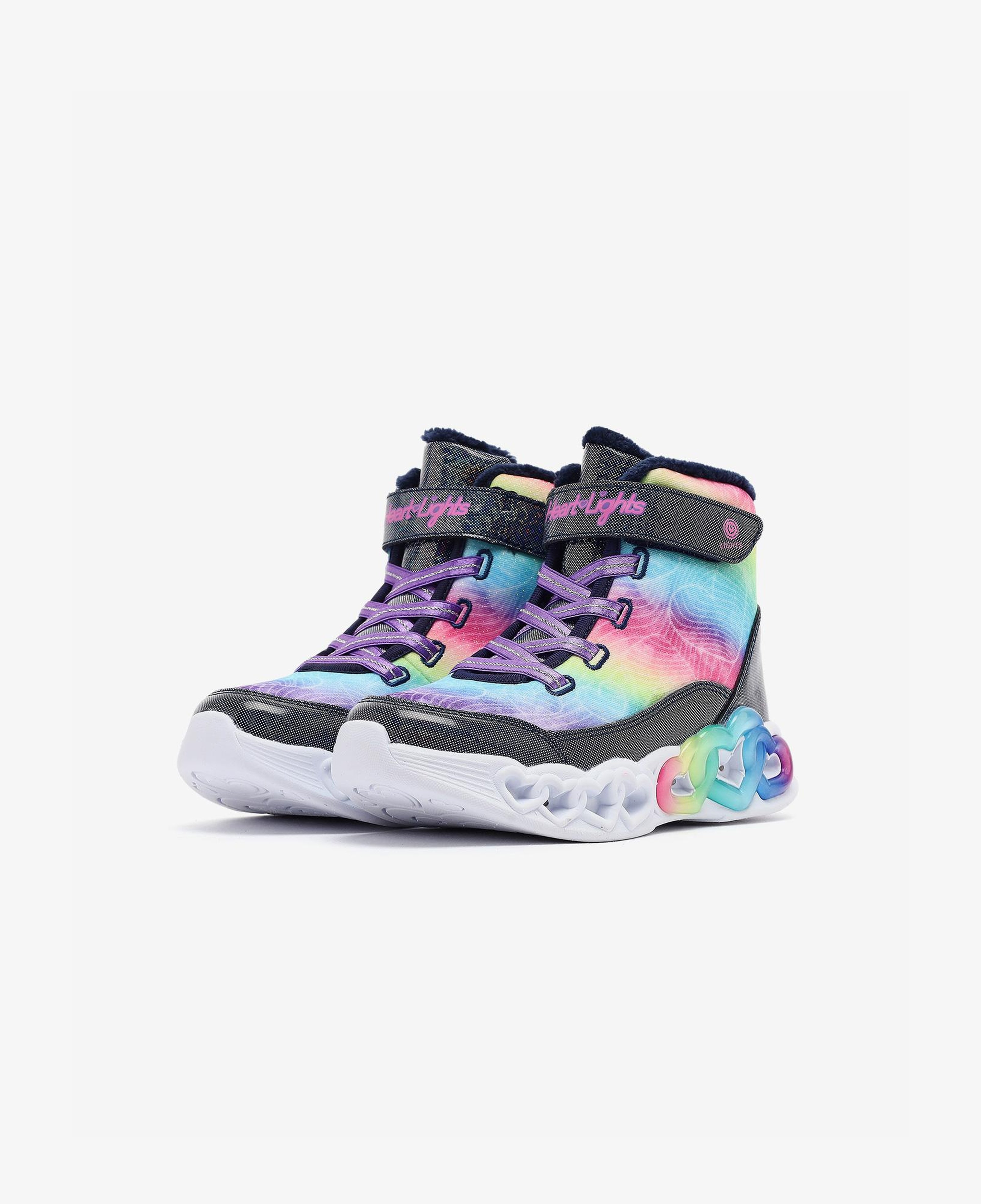 Skechers Infinite Heart Lights Çocuk Lacivert Spor Ayakkabı