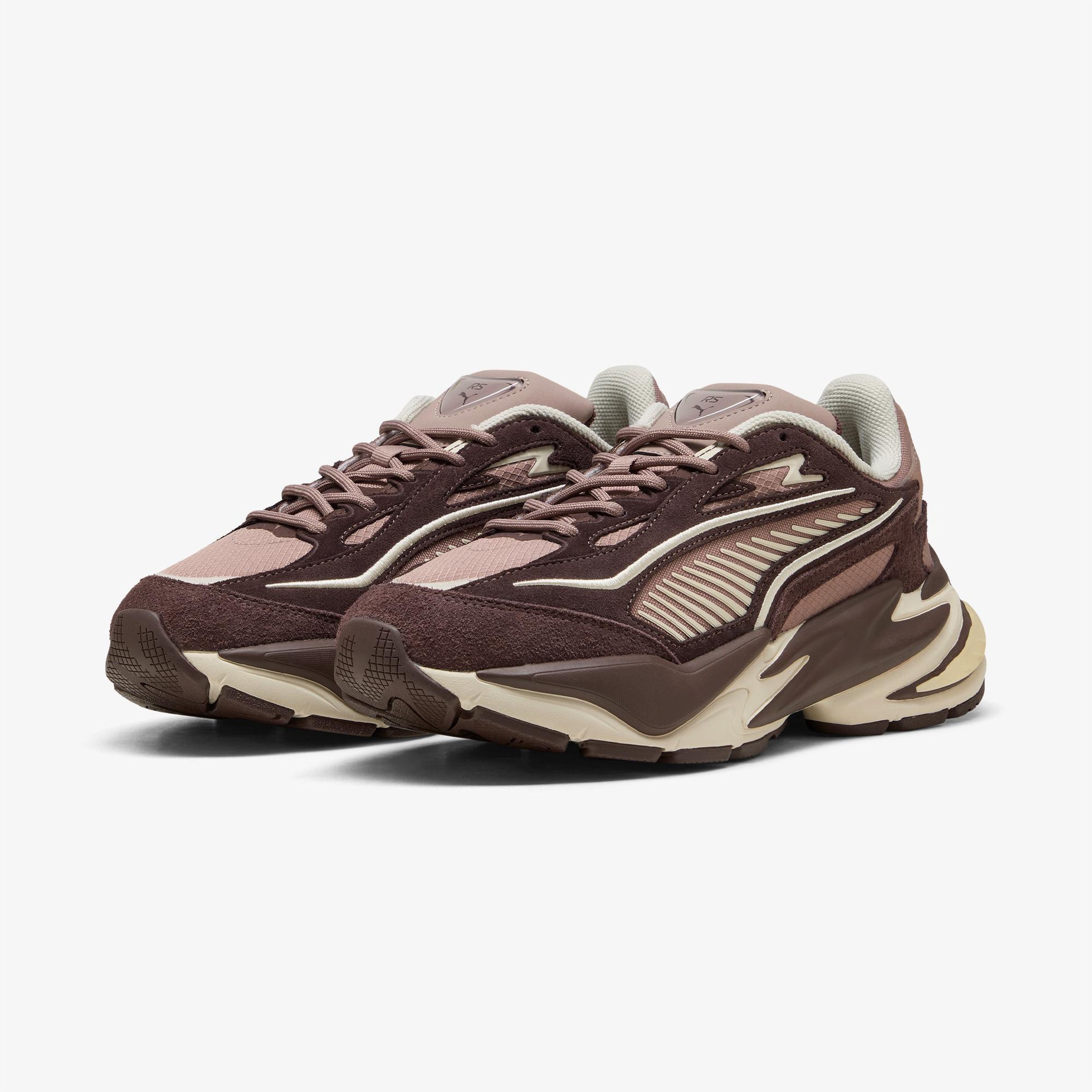 Puma Rs Surge Hairy Suede Unisex Kahverengi Spor Ayakkabı