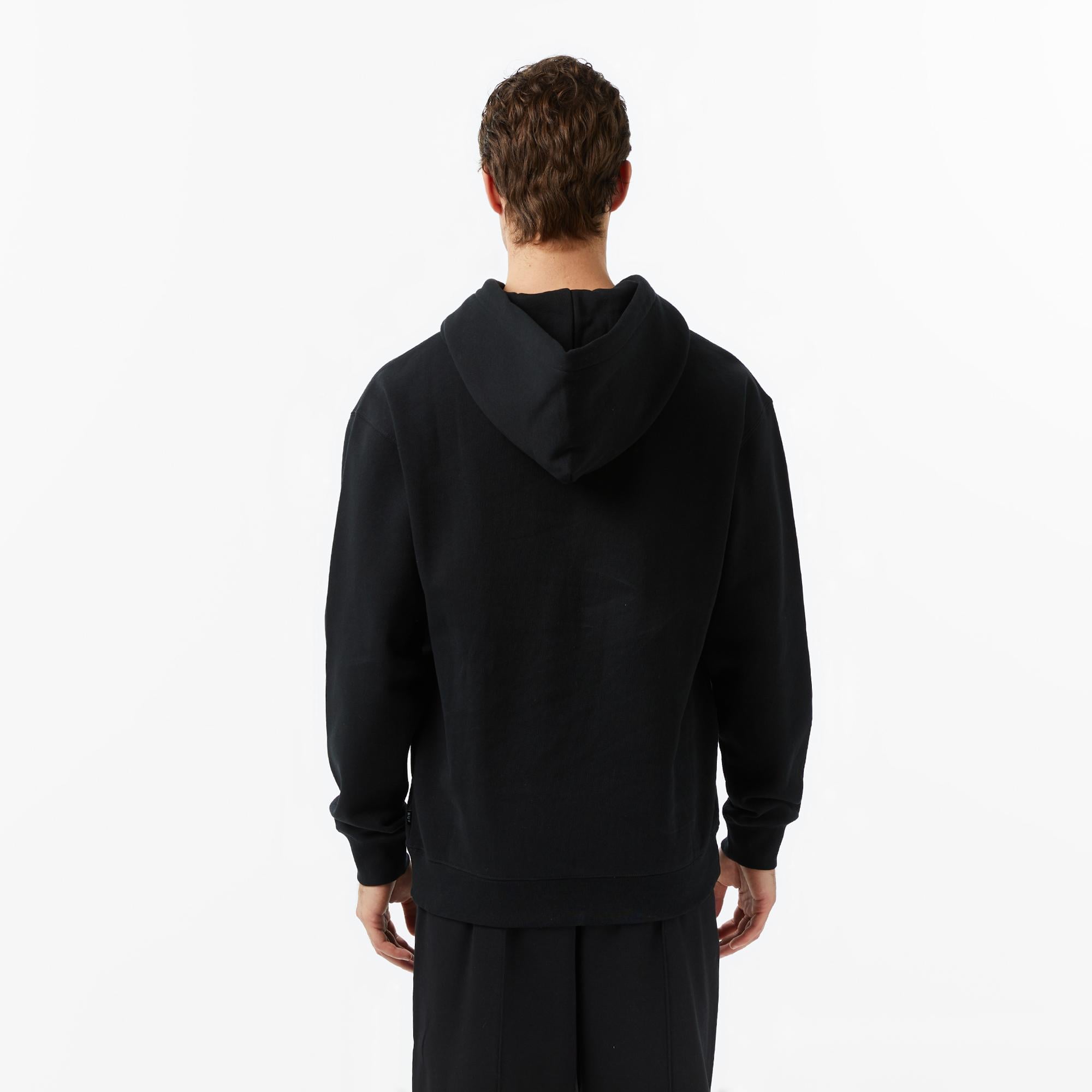 Huf Backstreet Angels Pullover Erkek Siyah Hoodie
