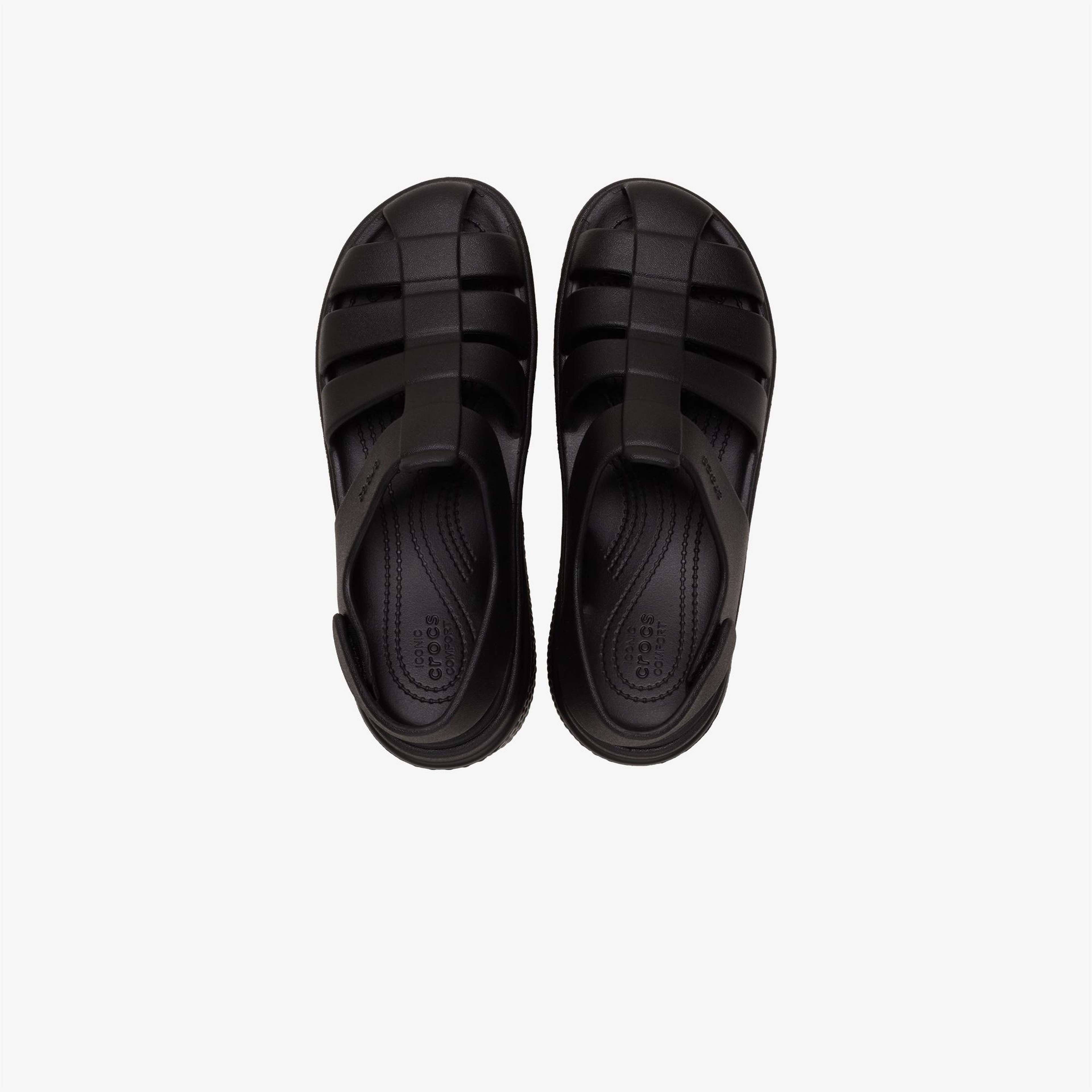 Crocs Stomp Fisherman Kadın Siyah Sandalet