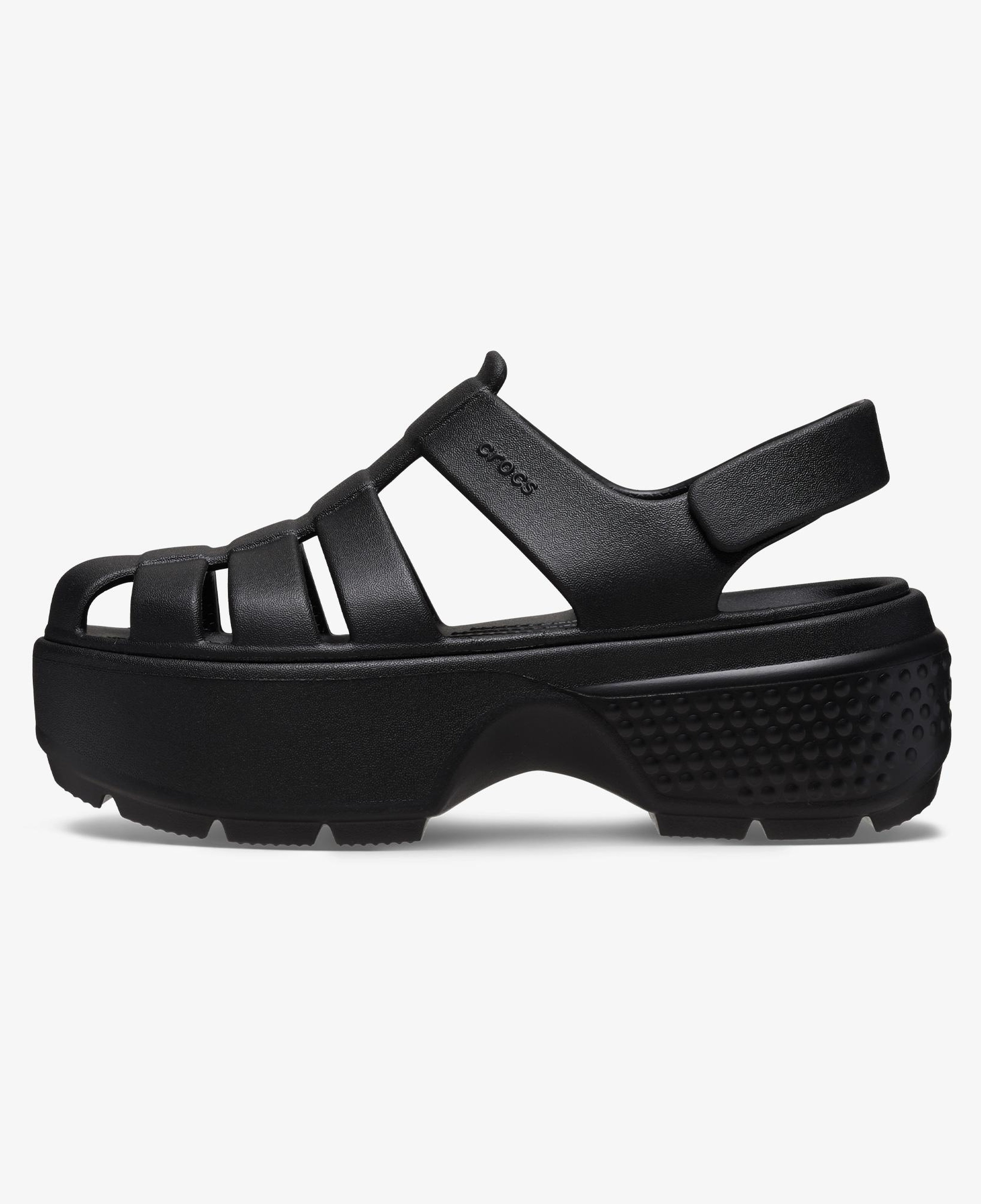 Crocs Stomp Fisherman Kadın Siyah Sandalet