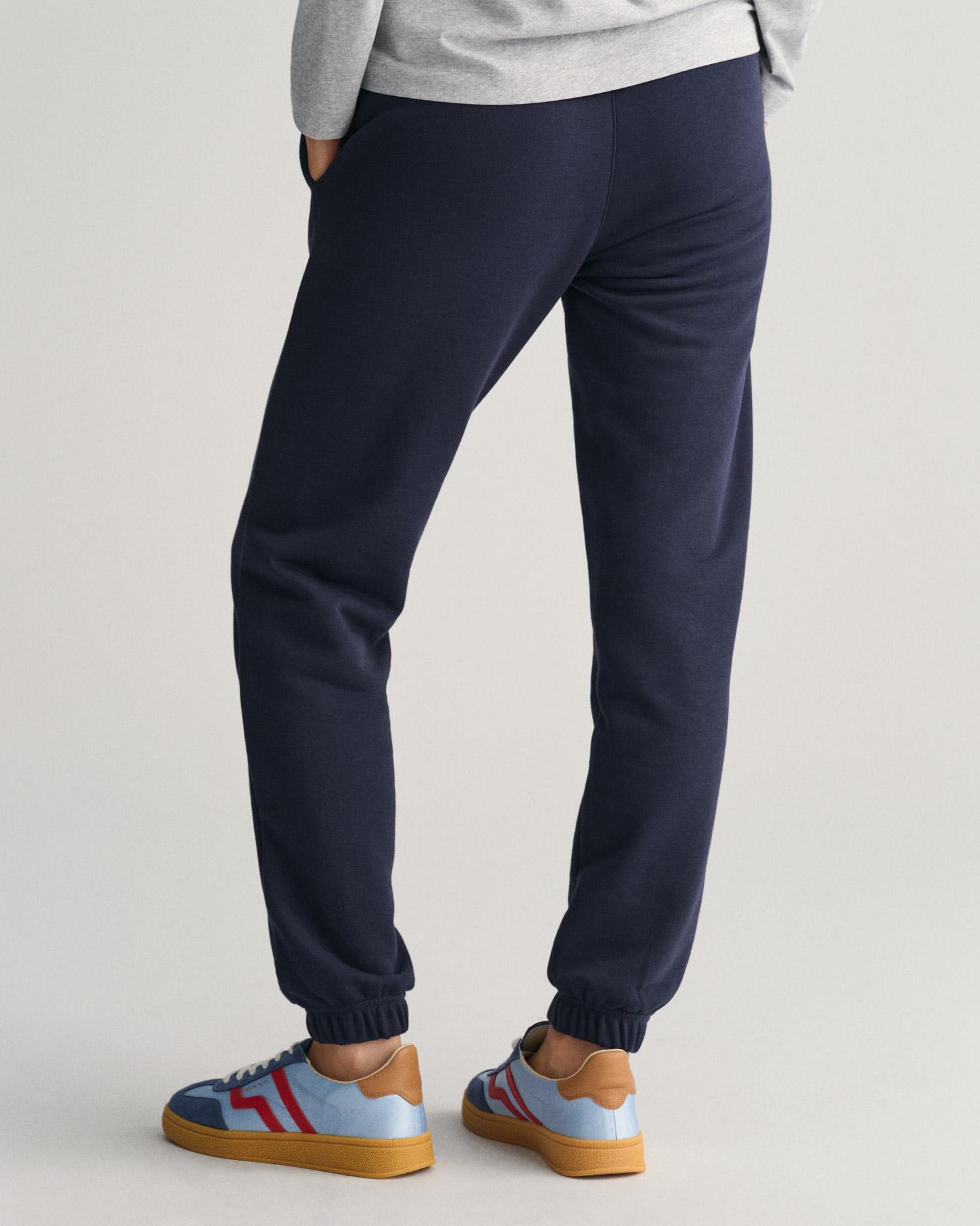 GANT Kadın Lacivert Regular Fit Logolu Eşofman Altı