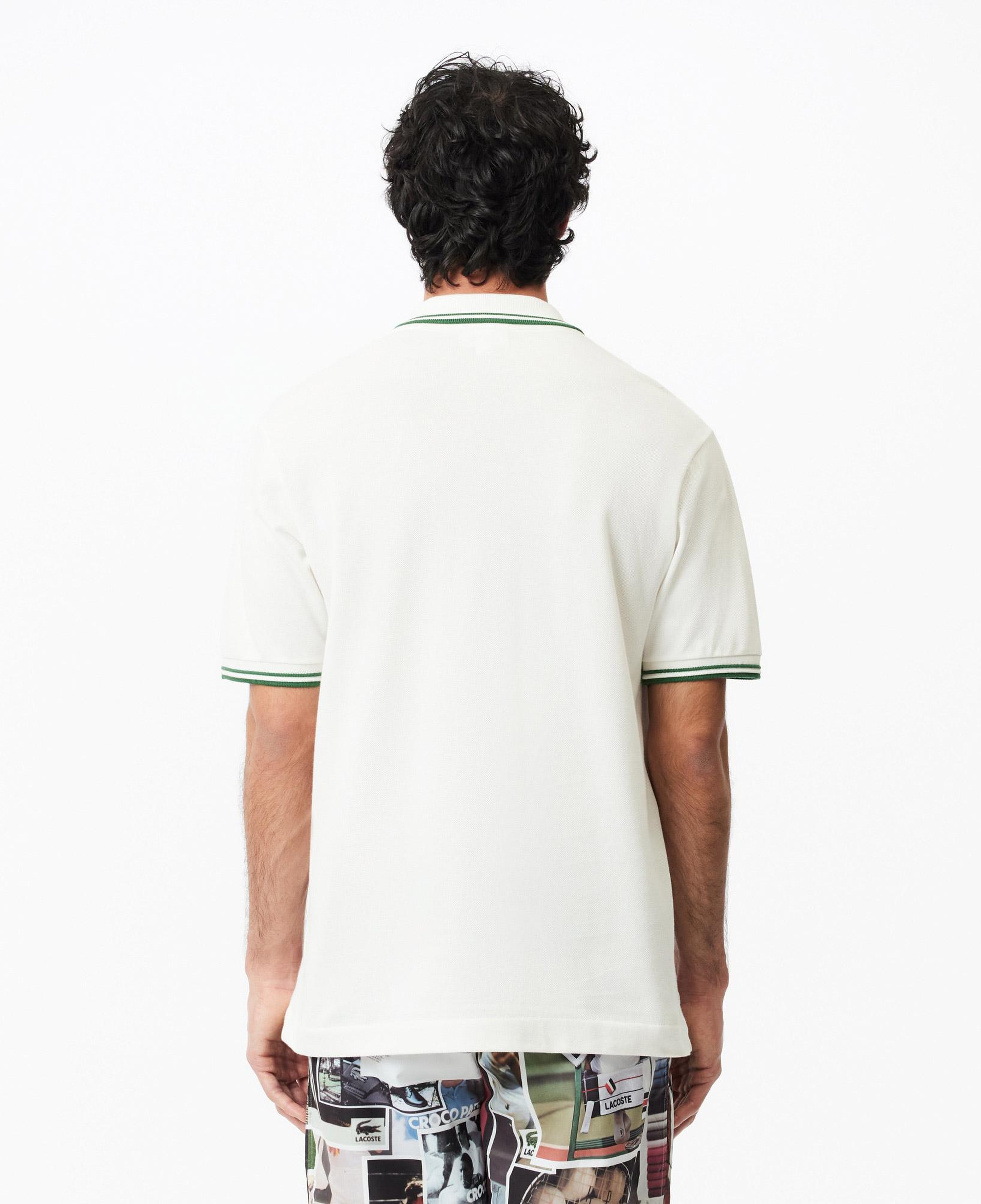 Lacoste L.12.12 Erkek Classic Fit Baskılı Bej Polo