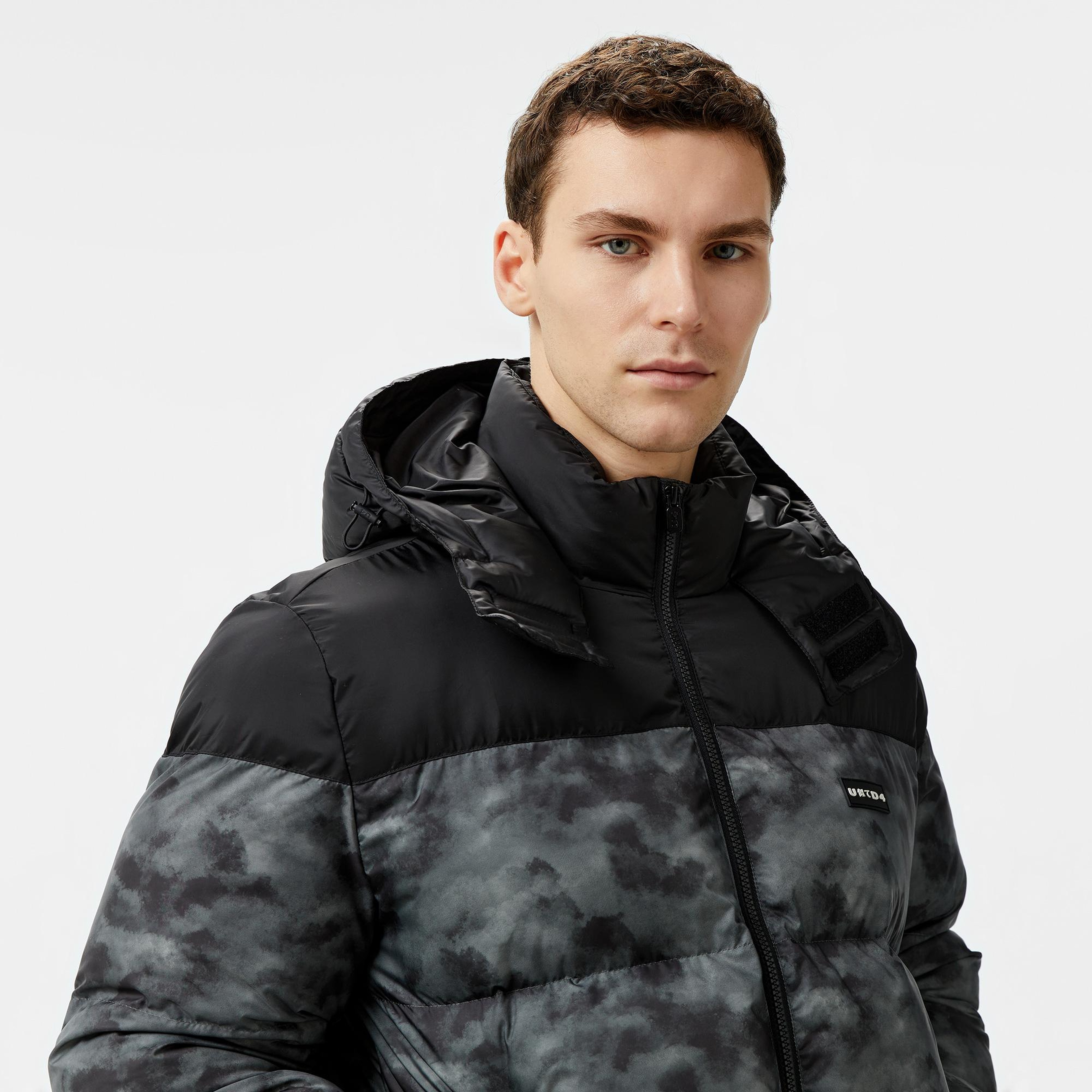 UNITED4 Camouflage Coat Erkek Haki Mont