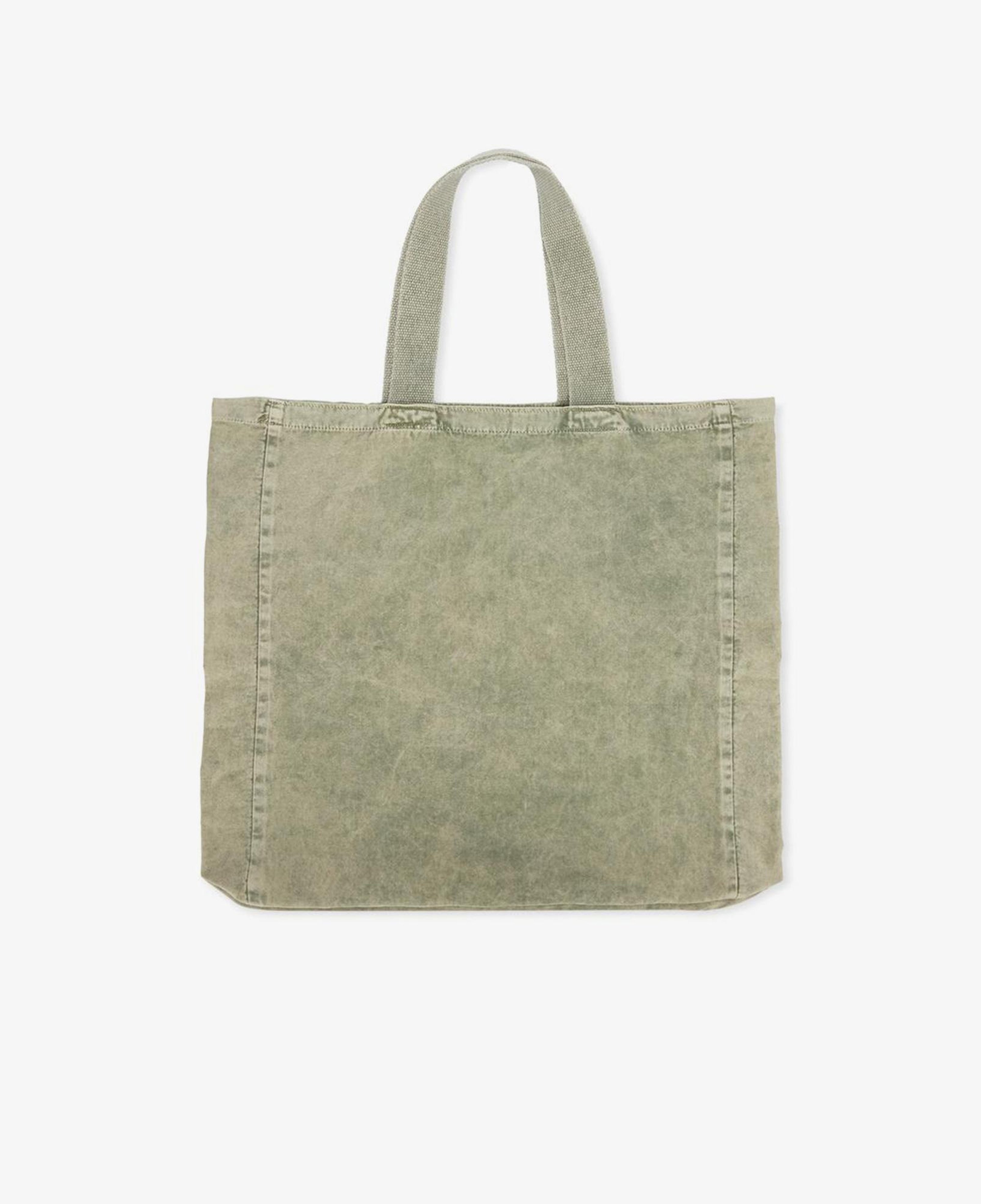 UNITED4 Washed Denim Japan Tote Unisex Haki Tote Çanta