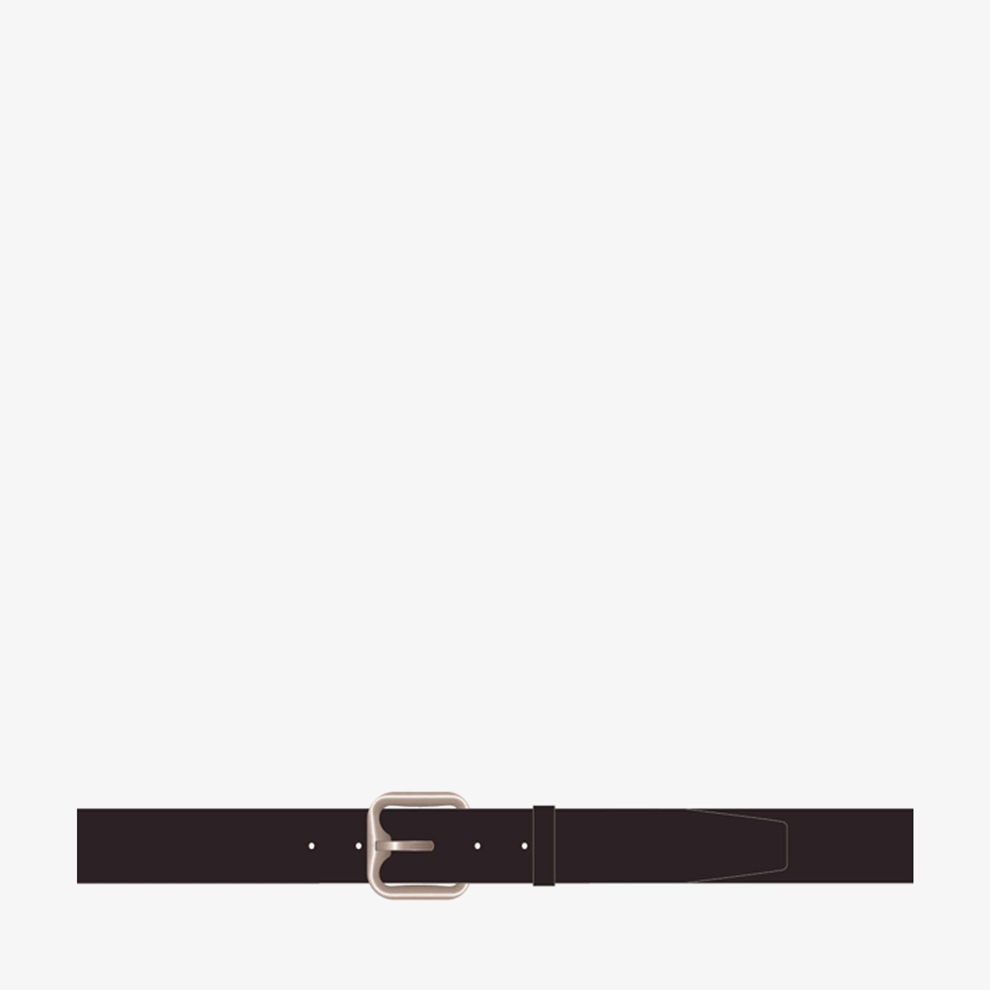 Burberry Erkek Bordo Deri Kemer