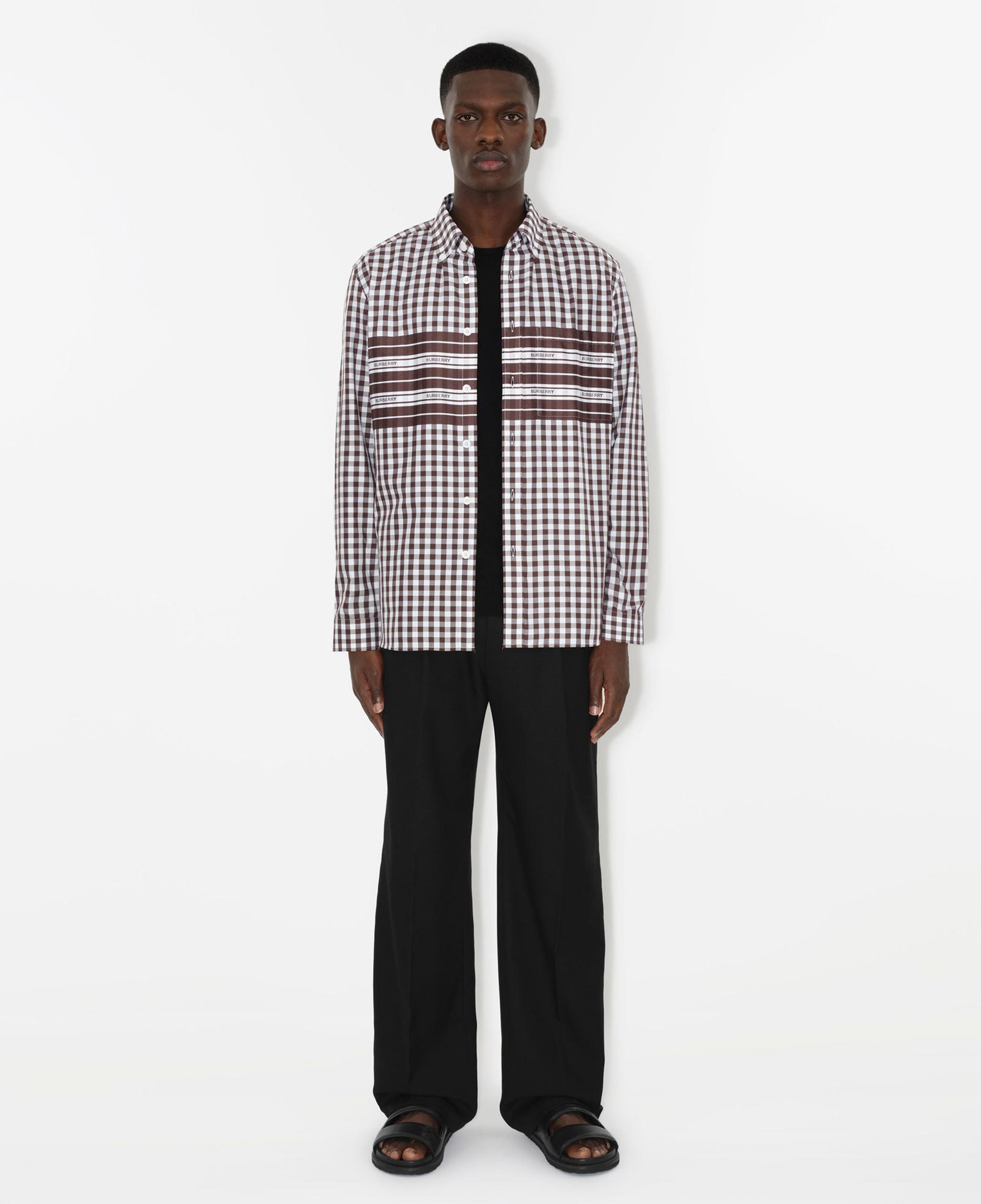 Burberry Erkek Bordo Gömlek