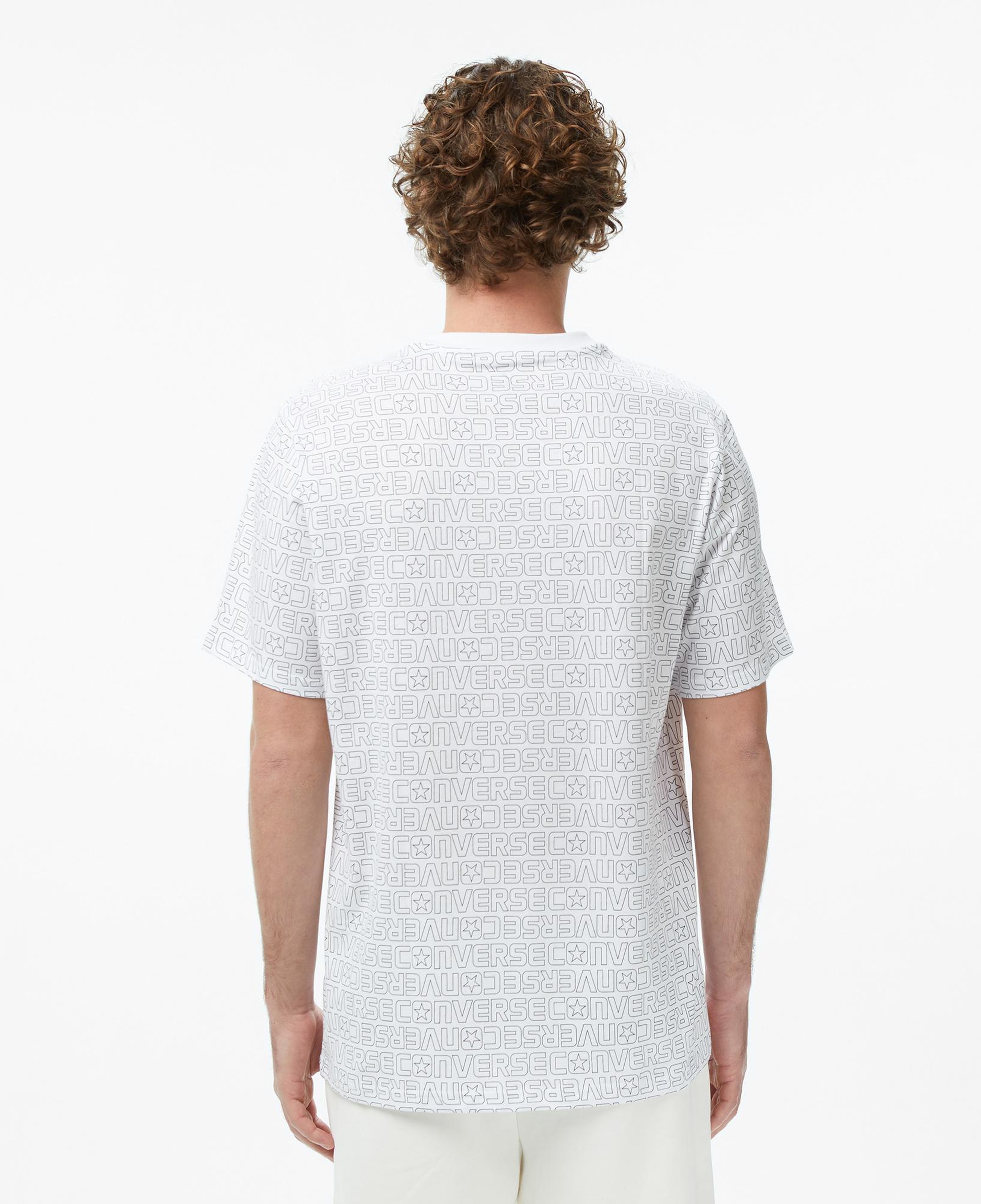 Converse Erkek Beyaz 3D Logo T-Shirt
