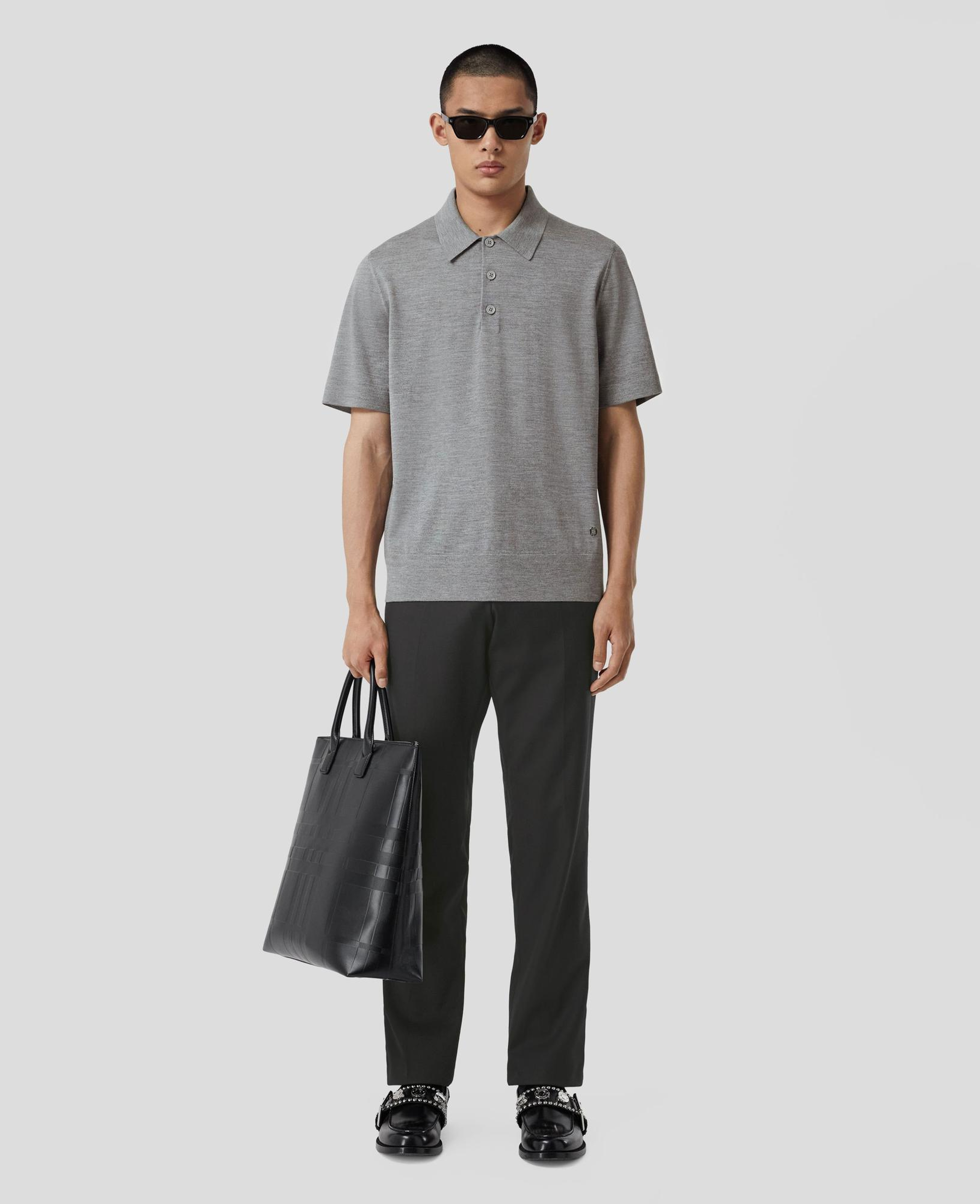 Burberry Erkek Gri Triko