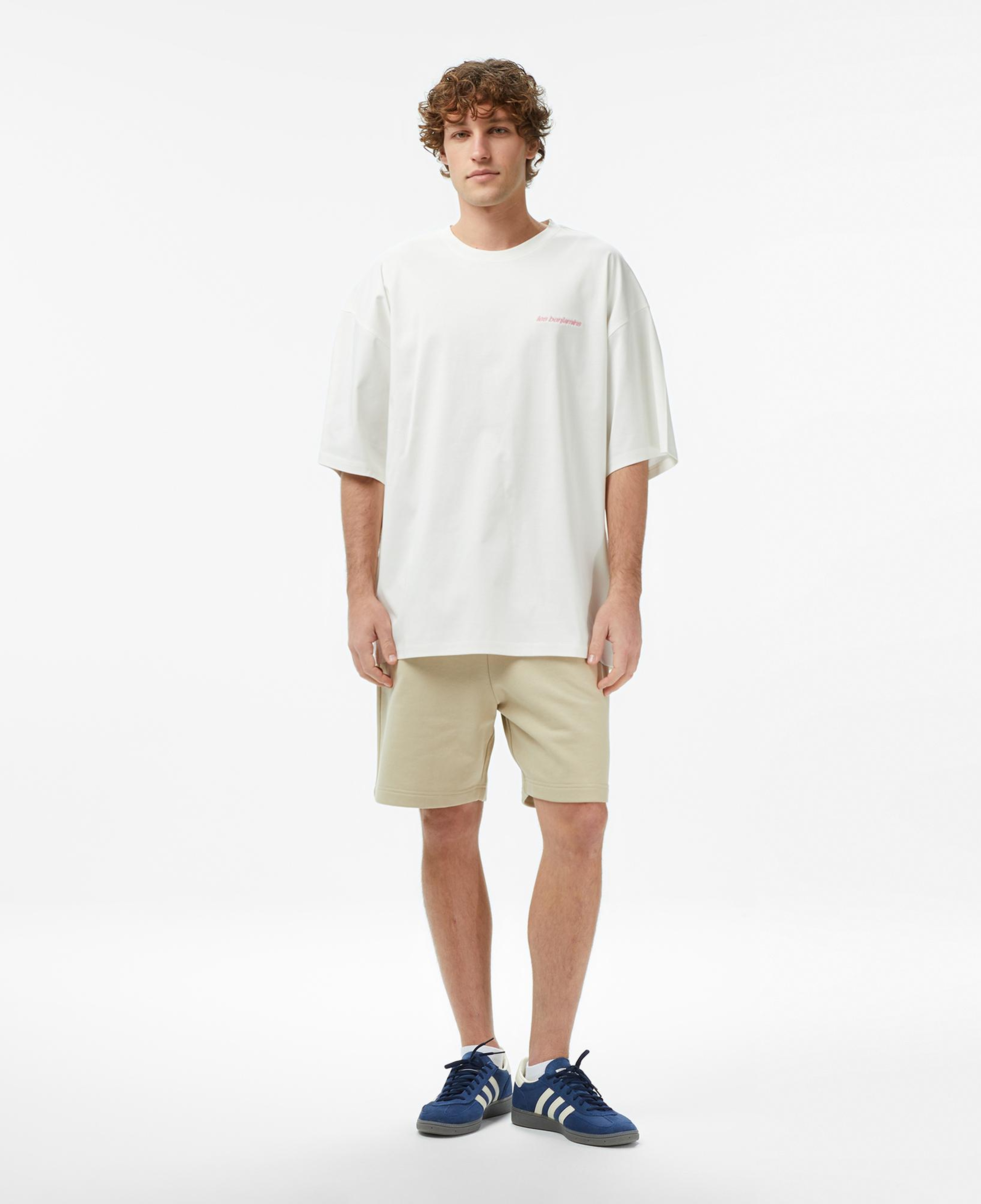 Les Benjamins Essentials 302 Erkek Beyaz T-Shirt