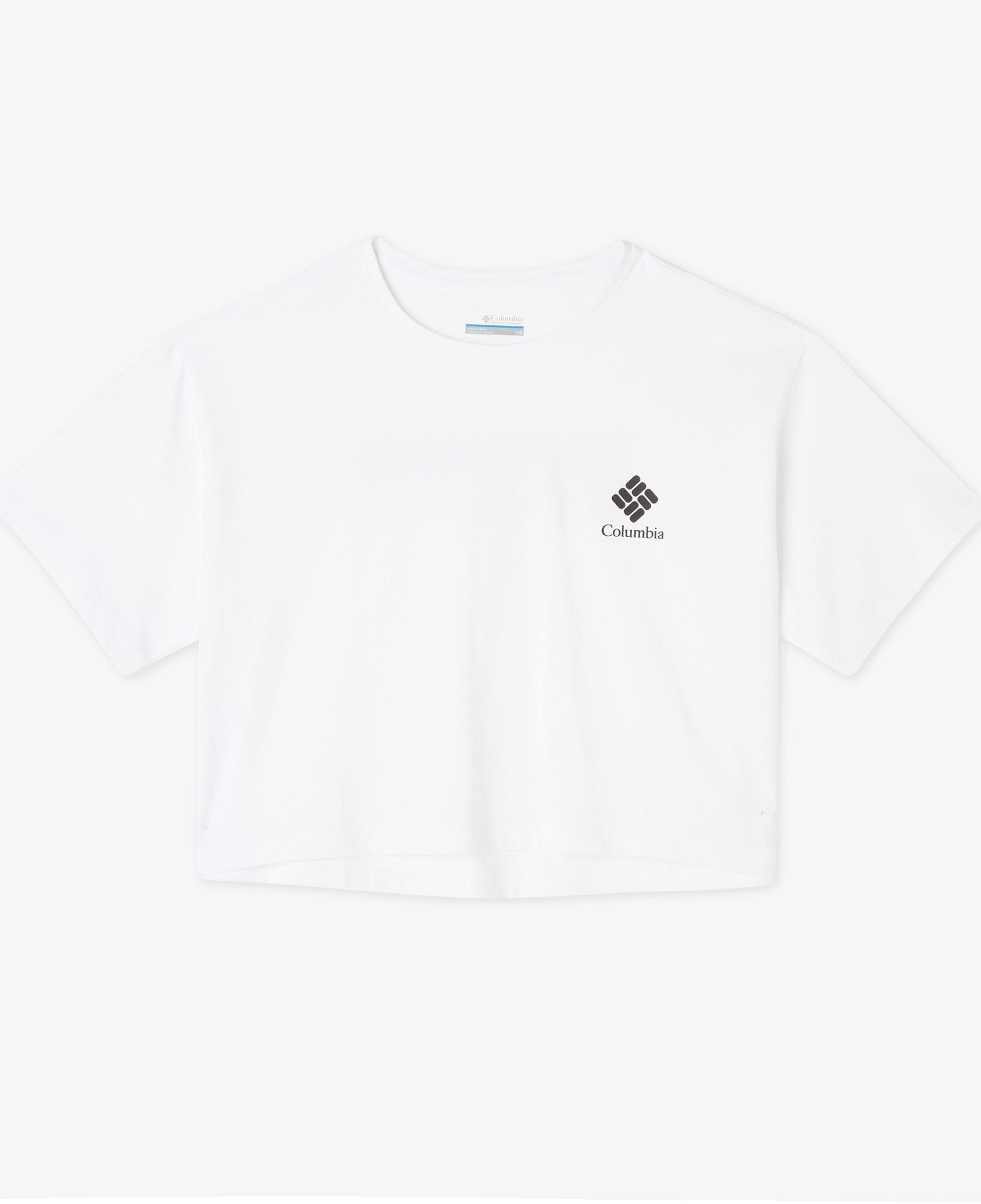 Columbia CSC Framed Halftone Kadın Beyaz Günlük T-Shirt