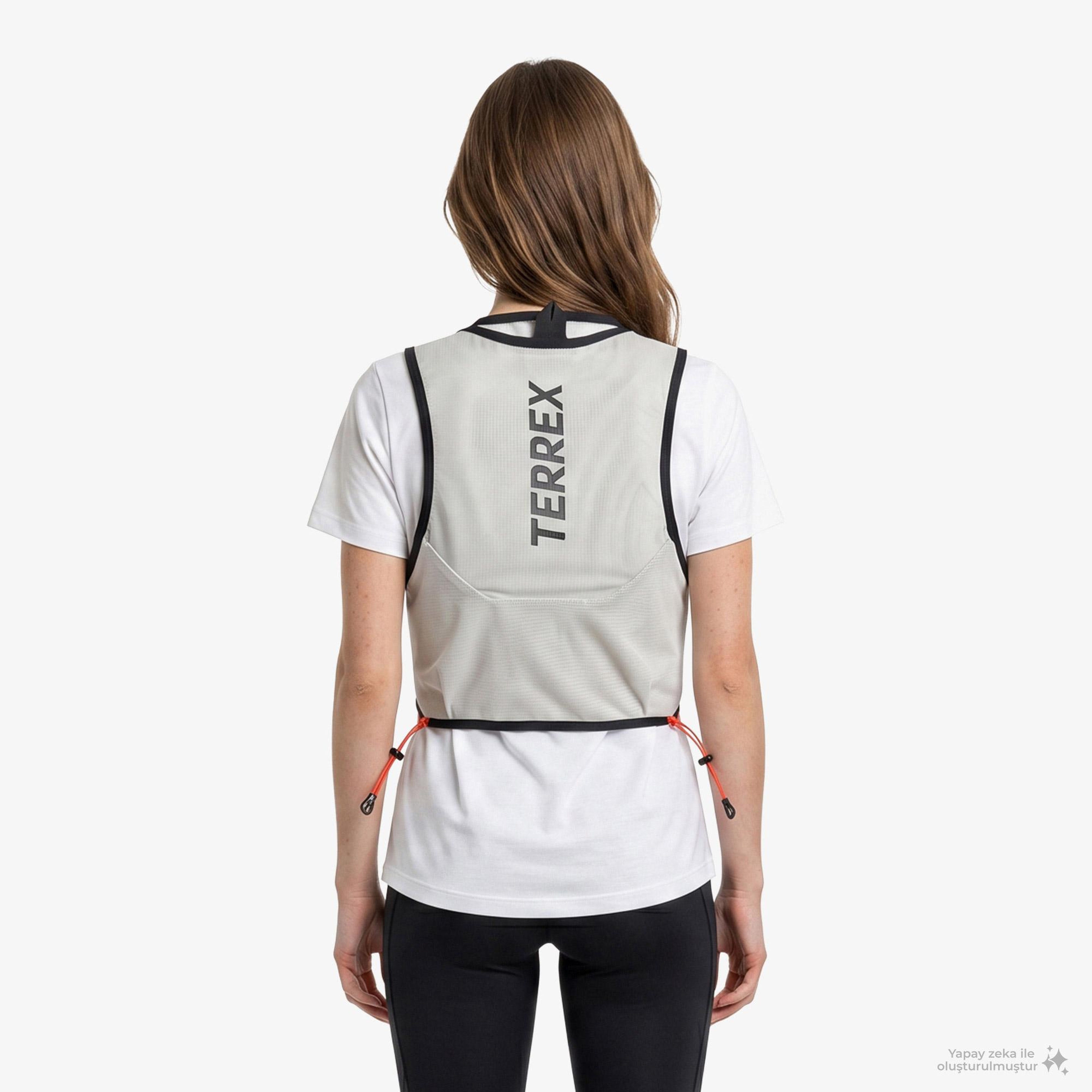 adidas Terrex Trail Techrock 5 L Unisex Gri Yelek