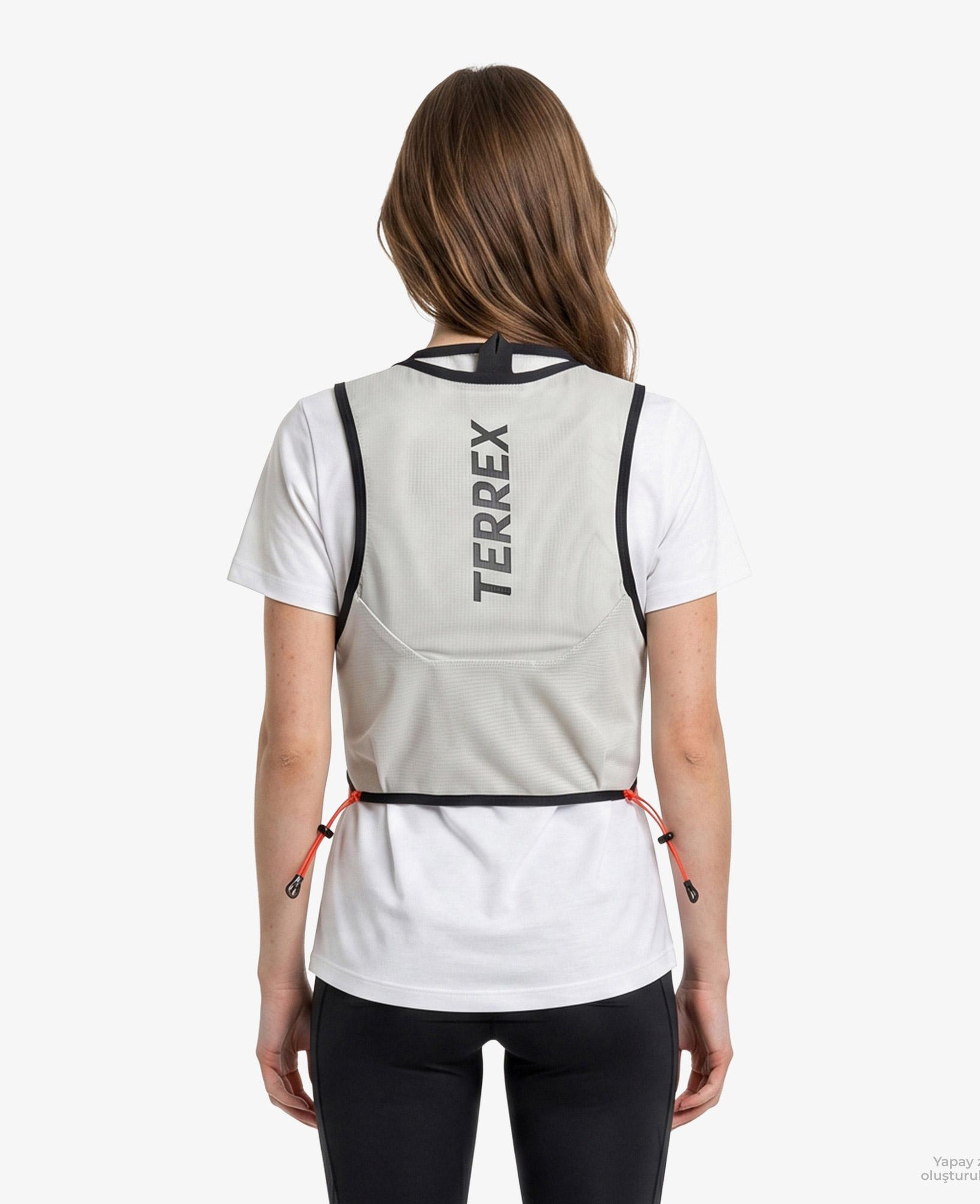 adidas Terrex Trail Techrock 5 L Unisex Gri Yelek