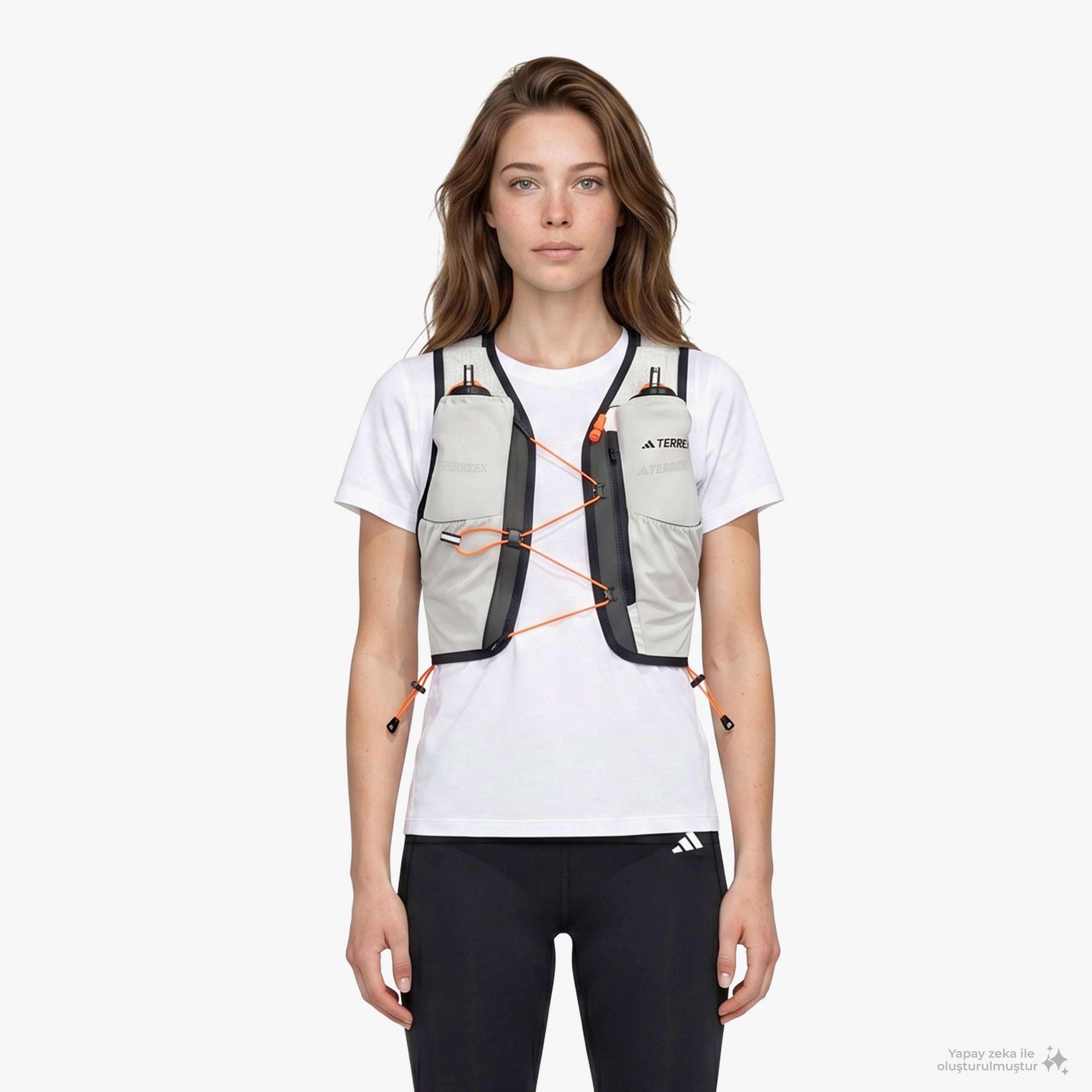 adidas Terrex Trail Techrock 5 L Unisex Gri Yelek